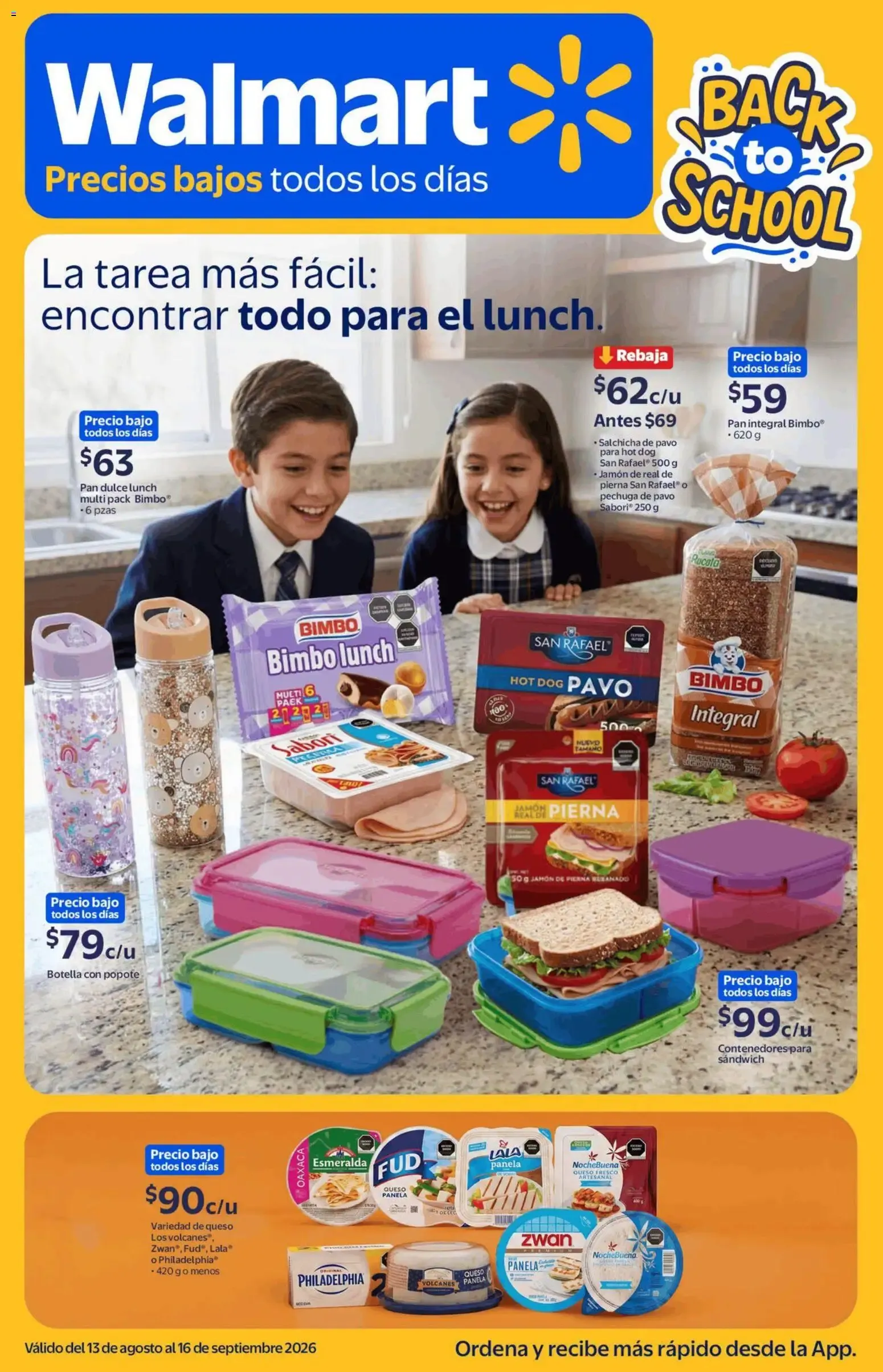 Catálogo de Walmart folleto Back to School (13/08/2026 - 16/09/2026) - catálogo en línea 13 de agosto al 16 de septiembre 2026 - Pagina 1