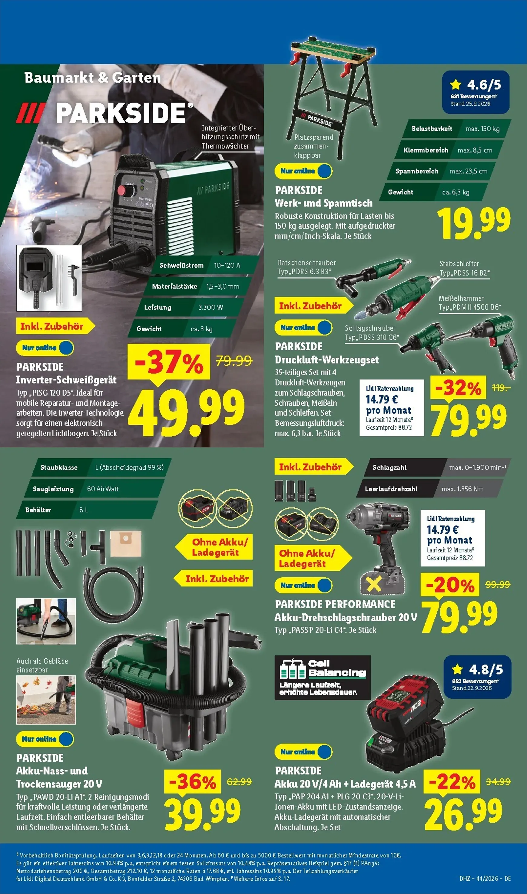 Lidl - Nonfood Prospekt nächste Woche – von Montag 26.10.2026 bis Samstag 31.10.2026 von 26. Oktober bis 31. Oktober 2026 - Prospekt seite 15