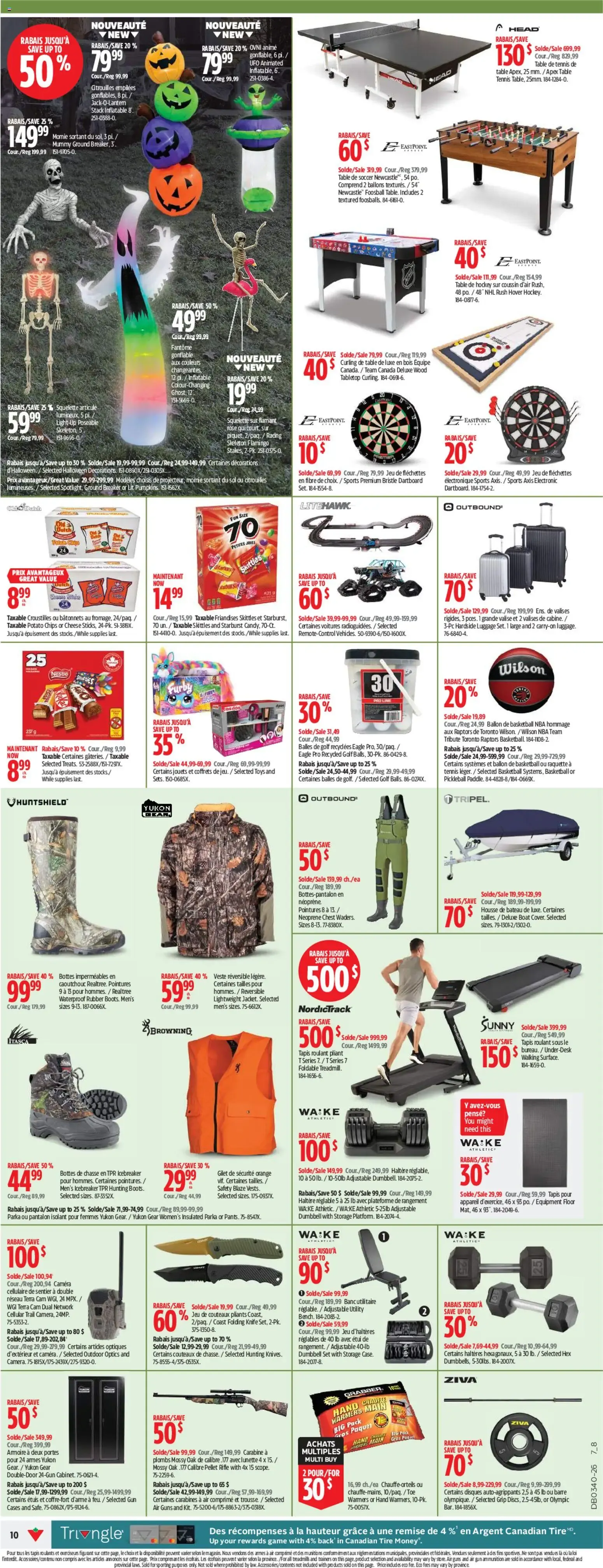 Canadian Tire circulaire from Oct 1, 2026 > weekly specials & deals from October 1 to October 7 2026 - flyer page 10
