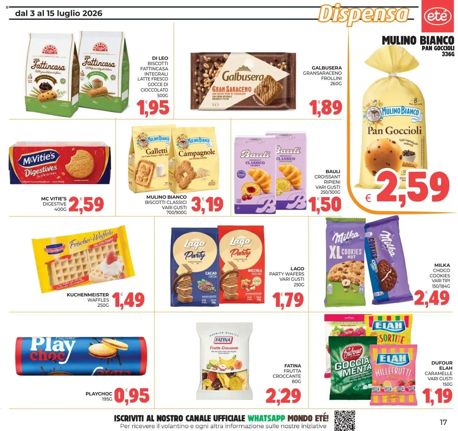 Eté volantino dal 03/07/2026 - online Offerte da 3 luglio a 15 luglio di 2026 - Pagina del volantino 17
