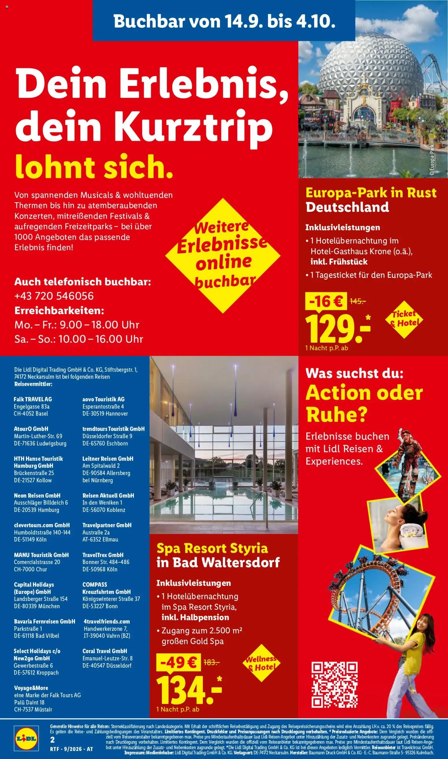 Traumurlaub zum Best-Preis buchen lohnt sich. von 12. September bis 15. Oktober 2026 - Flugblätt seite  2