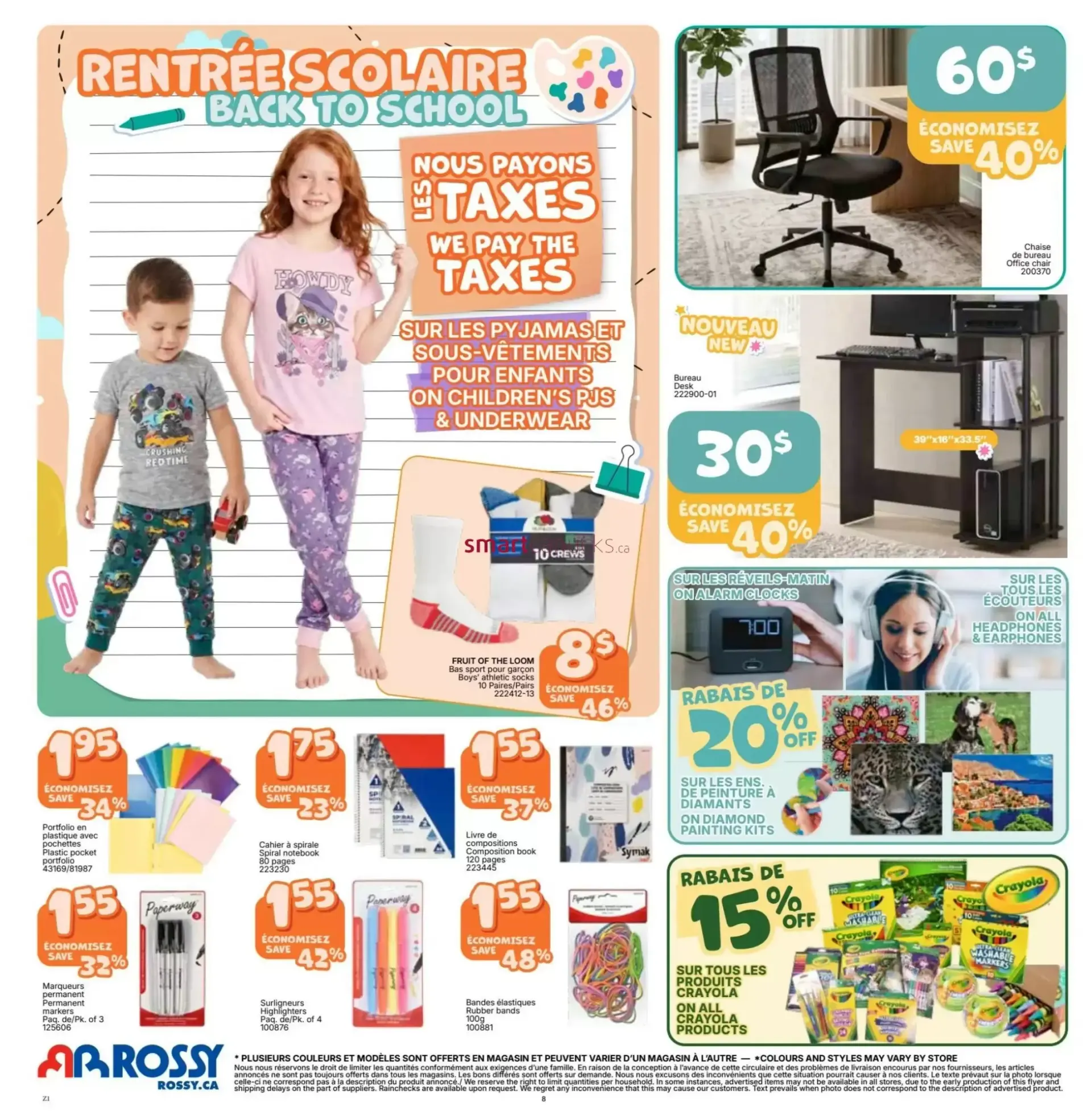 Rossy Rentrée Scolaire / Back to School flyer from August 20 to August 26 2026 - flyer page 8