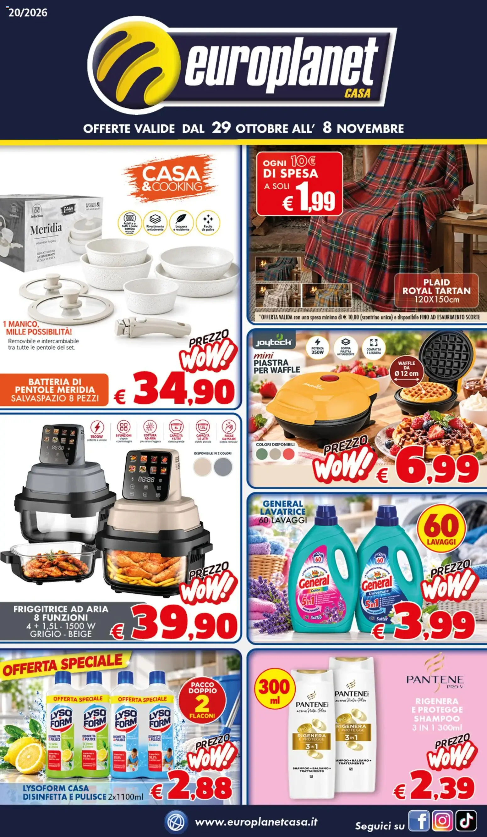 Nuovo Europlanet Casa volantino dal 29/10/2026 > offerte anteprima 🛍️