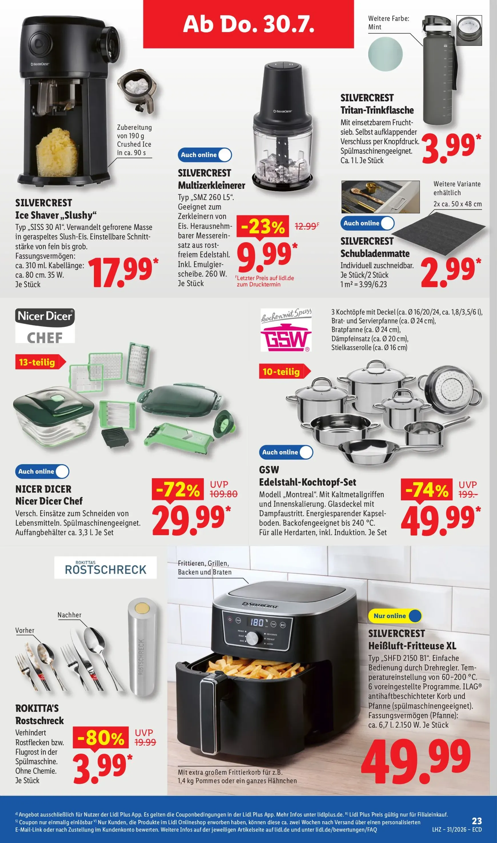 Lidl - Angebot der Woche Prospekt nächste Woche – von Montag 27.07.2026 bis Samstag 01.08.2026 von 27. Juli bis 1. August 2026 - Prospekt seite 15