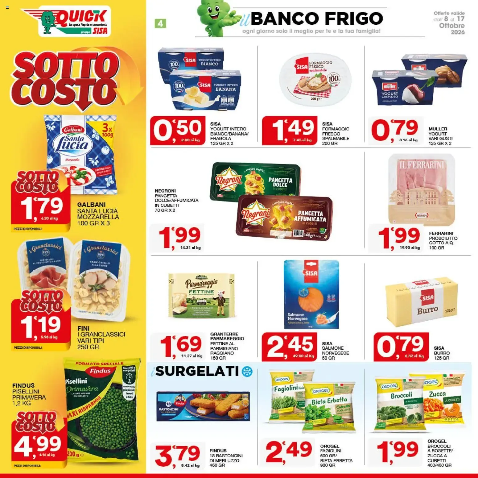 Nuovo SISA volantino Quick dal 08/10/2026 > offerte anteprima 🛍️ da 8 ottobre a 17 ottobre di 2026 - Pagina del volantino 4