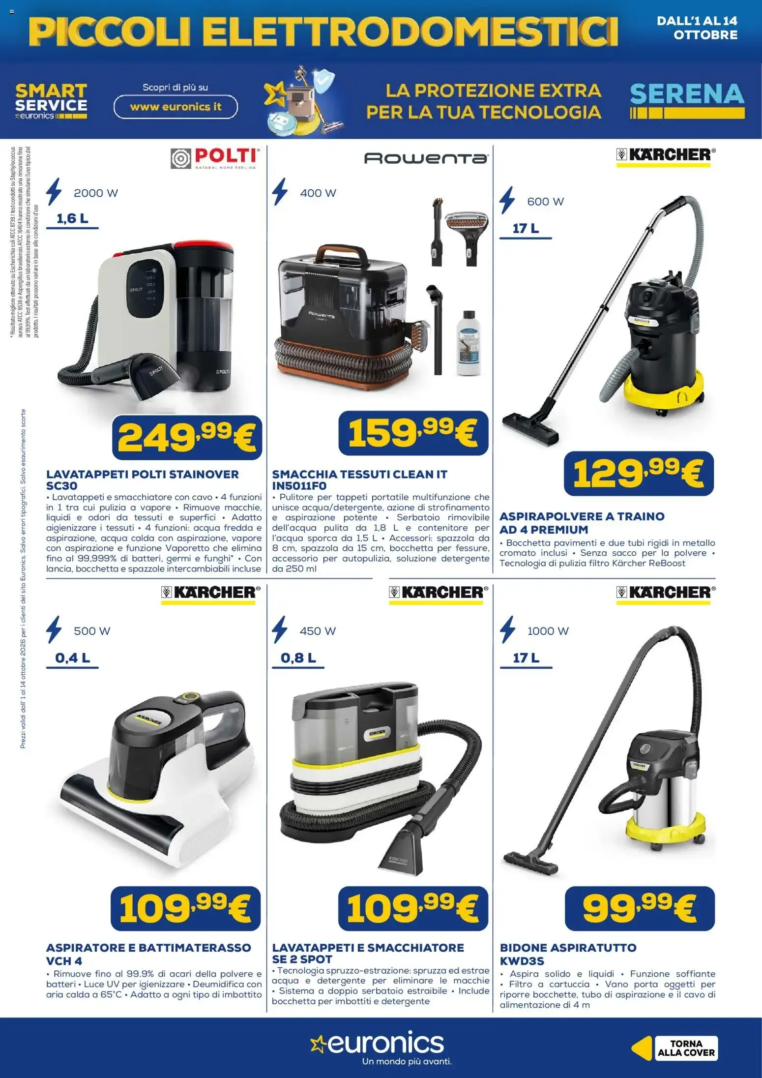 Nuovo Euronics volantino Piccoli Elettrodomestici dal 01/10/2026 > offerte anteprima 🛍️ da 1 ottobre a 14 ottobre di 2026 - Pagina del volantino 8