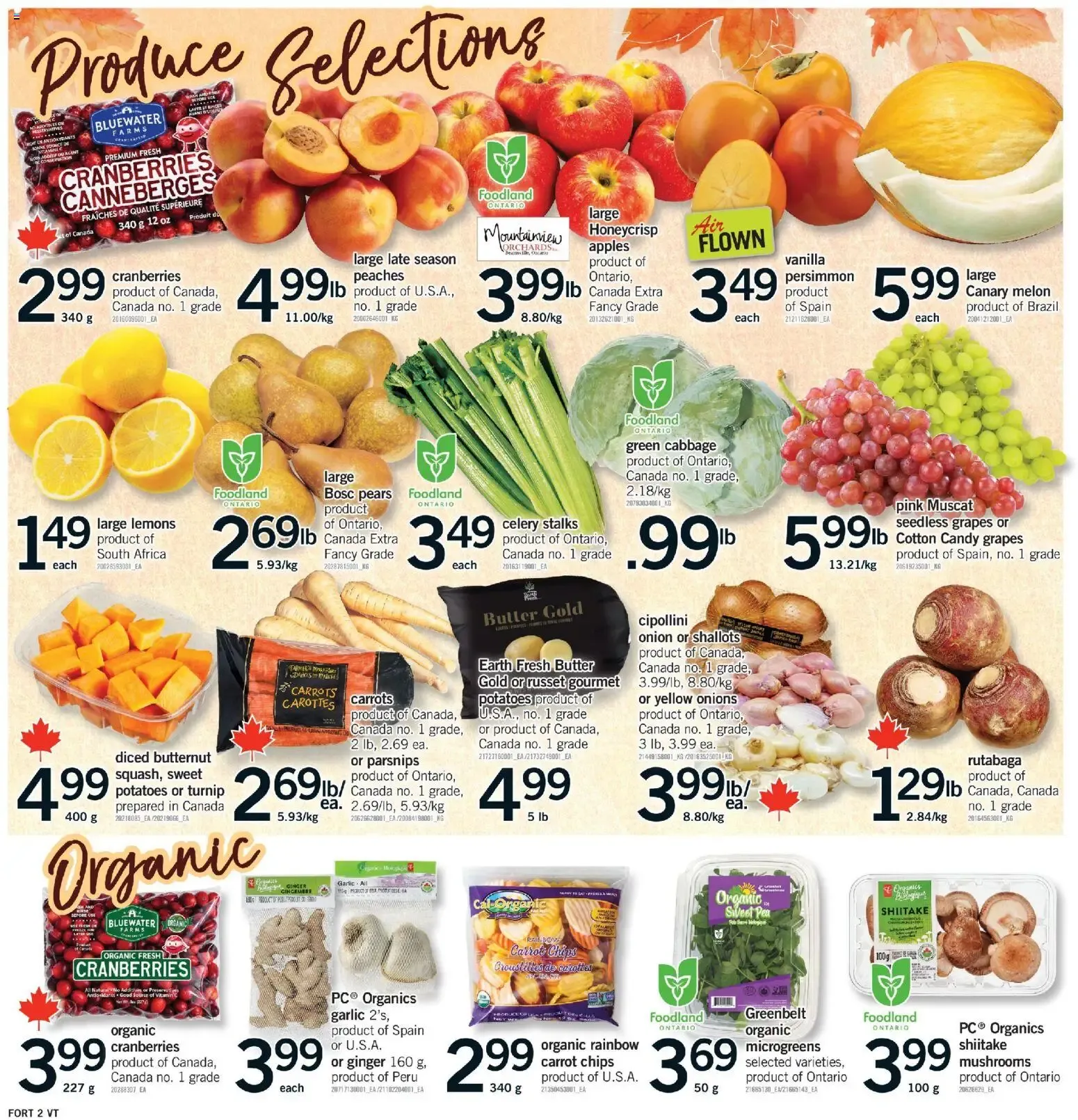 Fortinos weekly flyer / circulaire from Oct 1, 2026 > weekly specials & deals from October 1 to October 7 2026 - flyer page 3