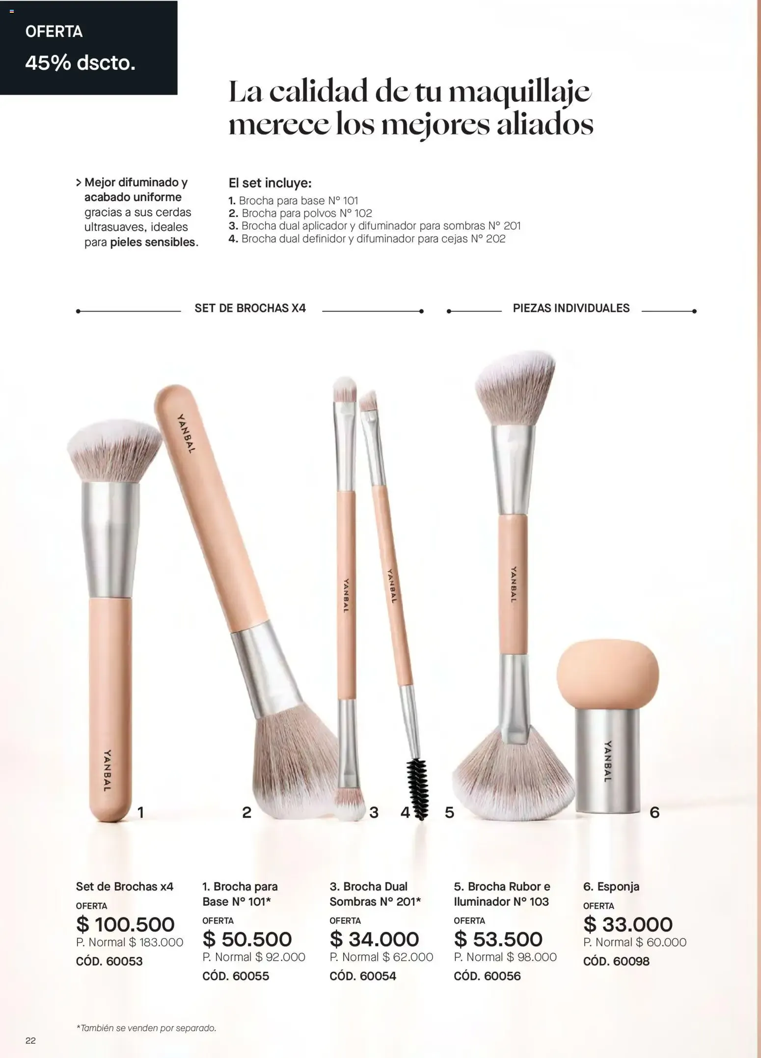 Catalogo de Yanbal - Maquillaje y Cuidado para tu Piel 12 de septiembre al 9 de octubre 2026 - Pag 22