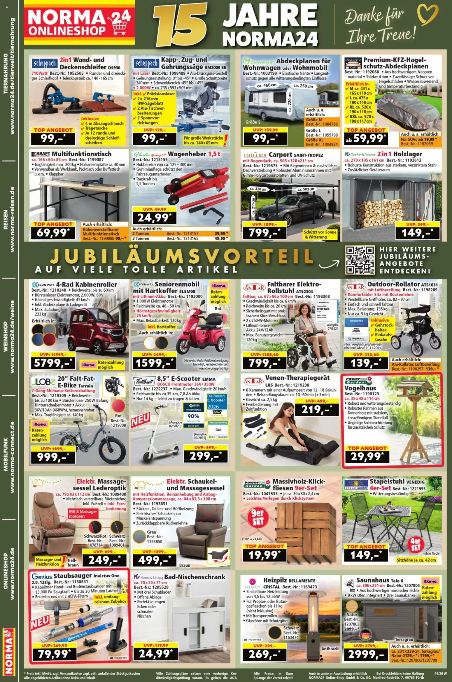 NORMA24: 15 Años de Aniversario y Ofertas Especiales Online von 26. Oktober bis 1. November 2026 - Prospekt seite 2
