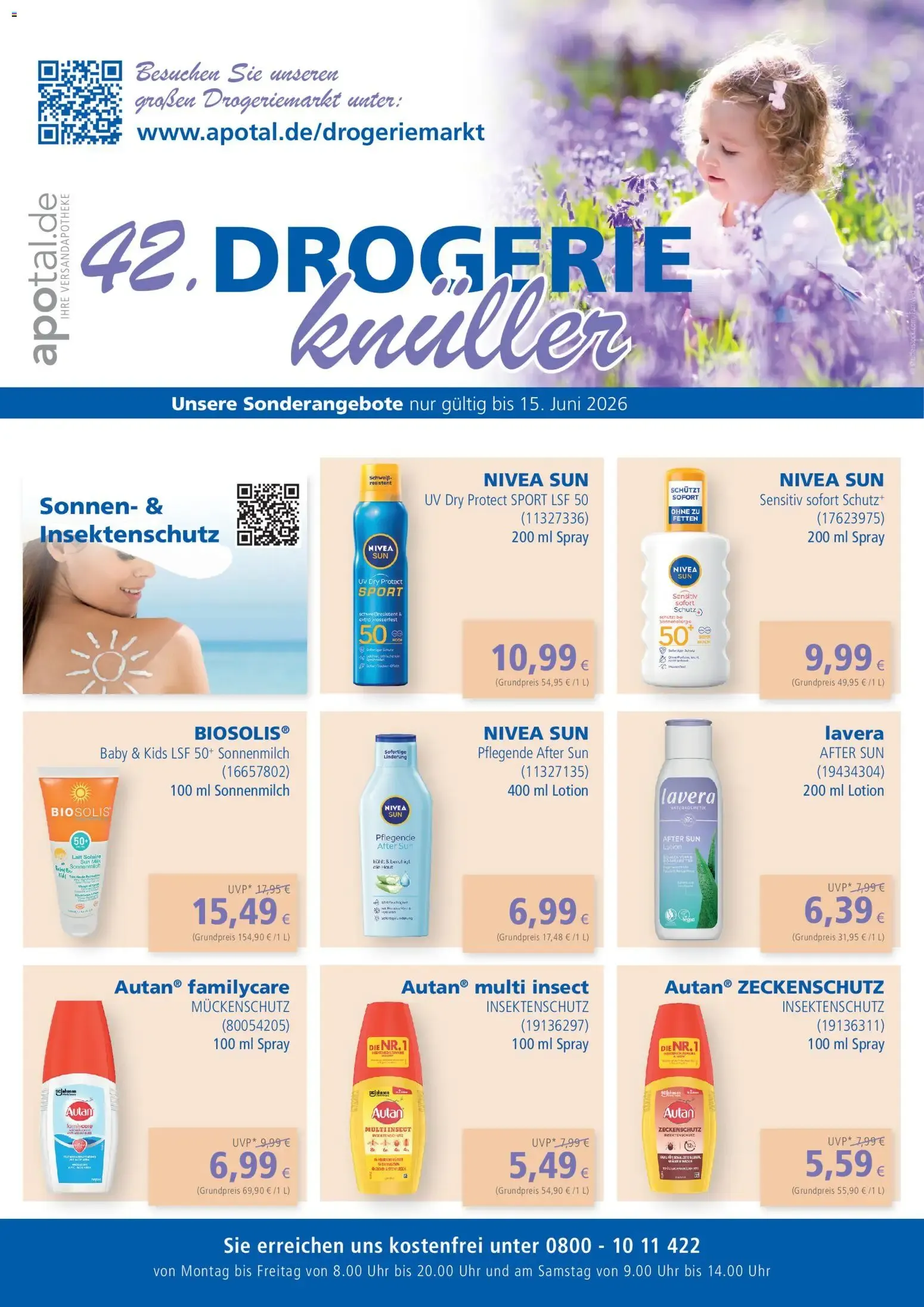 Neue Apotal Prospekt (vom 15.04.2026 - 15.06.2026) von 15. April bis 15. Juni 2026 - Prospekt seite 1