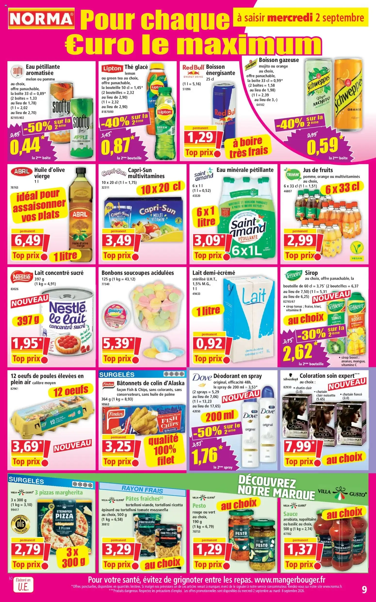 Norma catalogue à partir du 02/09/2026 - promo en ligne du 2 septembre au 8 septembre 2026 - Catalogue page 9