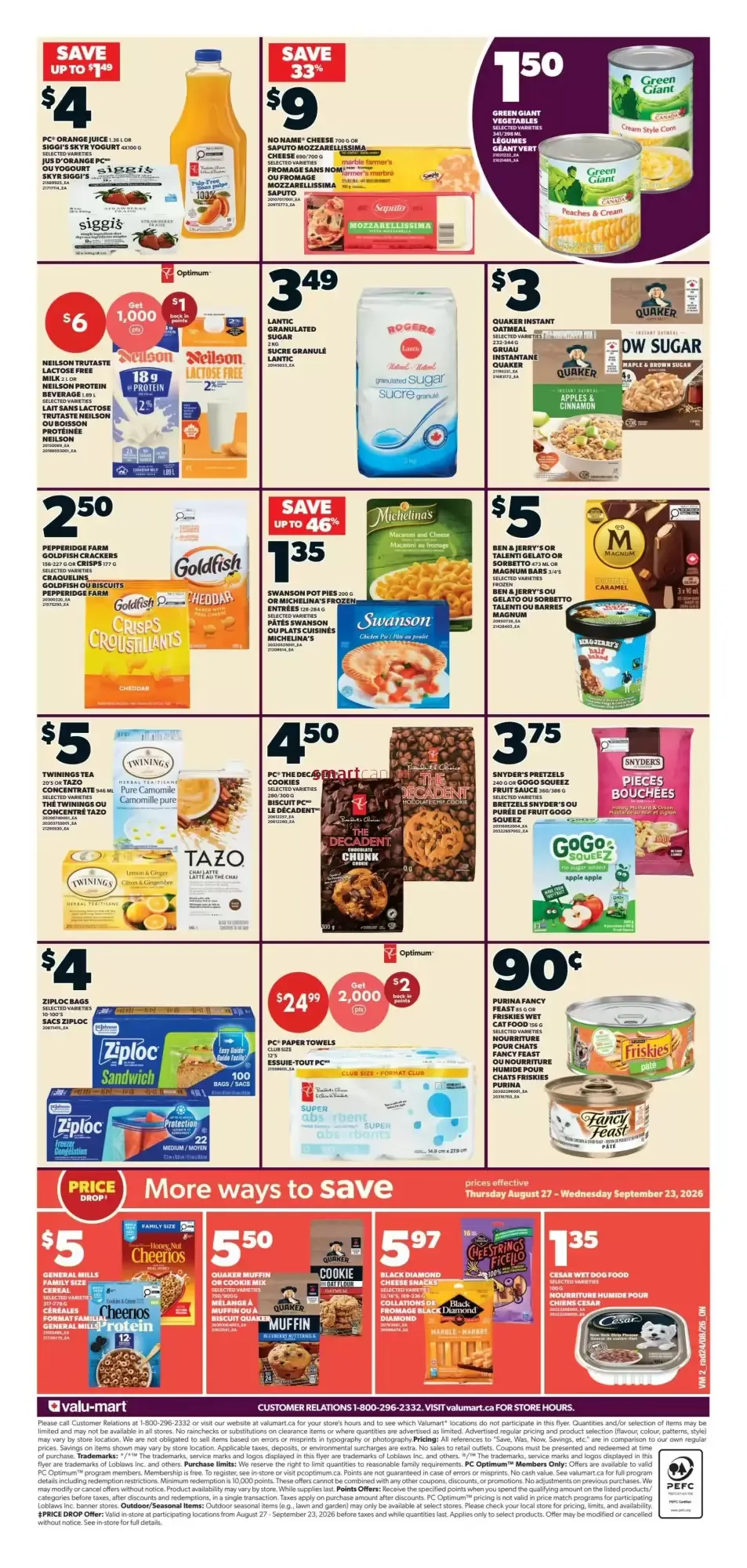 Valu-mart flyer week 35 from August 27 to September 2 2026 - flyer page 2