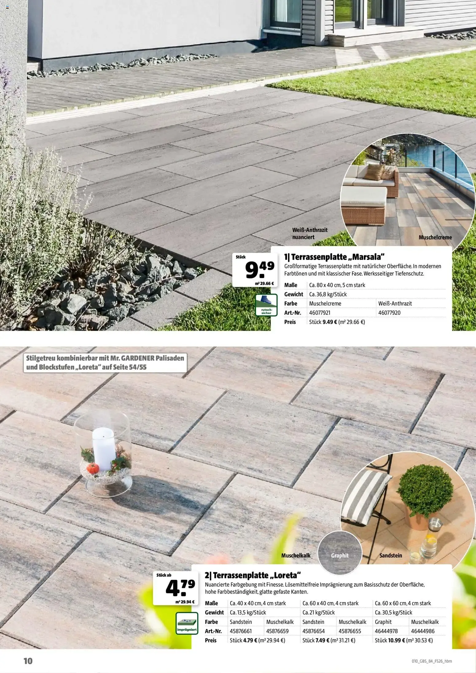 Hagebau Gartenbaustoffsortiment (ab 02.03.2026) zum Blättern von 2. März bis 31. Dezember 2026 - Prospekt seite 10