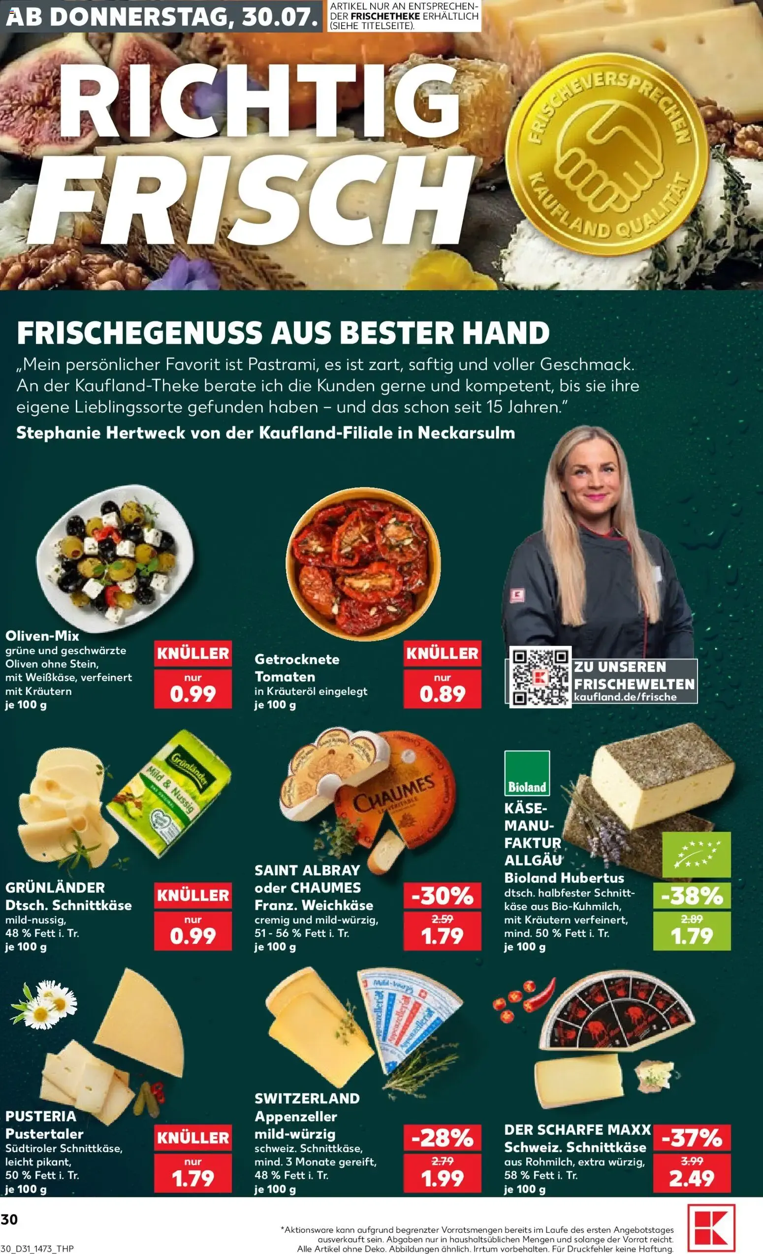 Prospekt Kaufland ab 30.07.2026 » Angebote Online zum Blättern von 30. Juli bis 5. August 2026 - Prospekt seite 30
