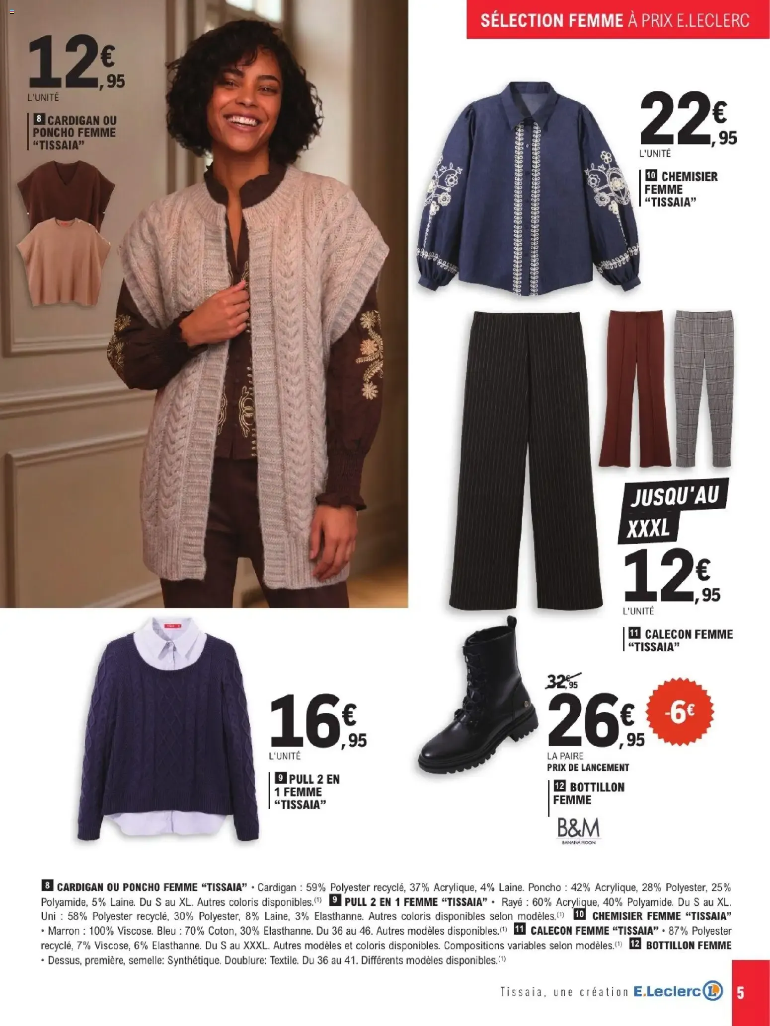L'ESSENTIEL DE LA SAISON À PRIX E.LECLERC du 13 octobre au 24 octobre 2026 - Catalogue page 5