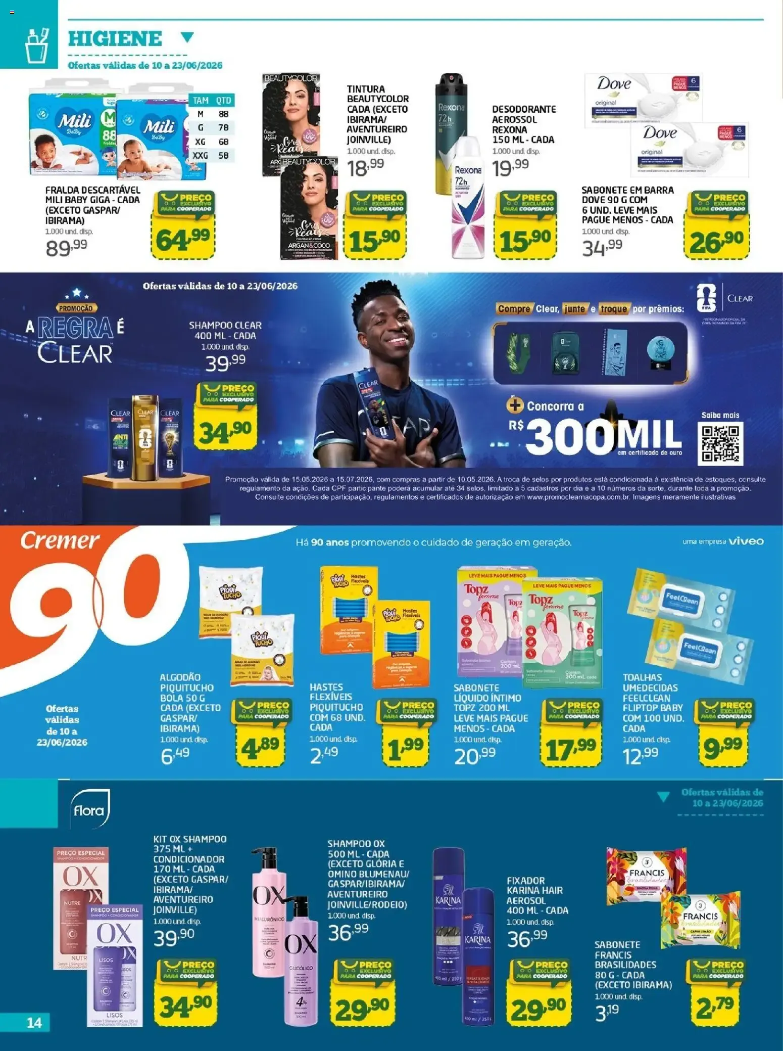 Encarte de Cooper Super Escalação de Ofertas 10 de junho até 23 de junho 2026 - Pagina 14
