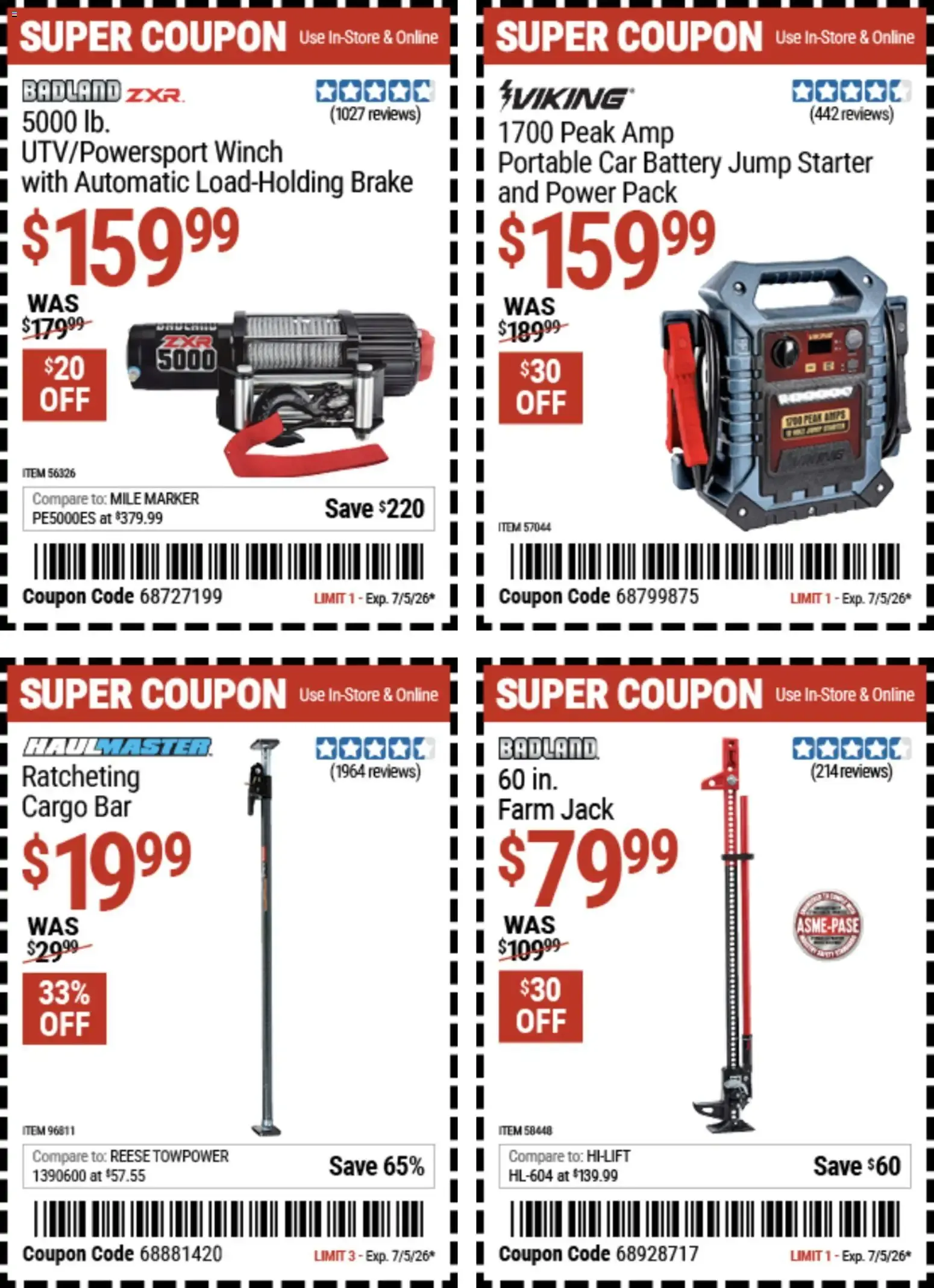 Weekly ad Harbor Freight Weekly Ad (06/22 - 07/05 2026) - Flyer from June 22 to July 5 2026 - Page 14