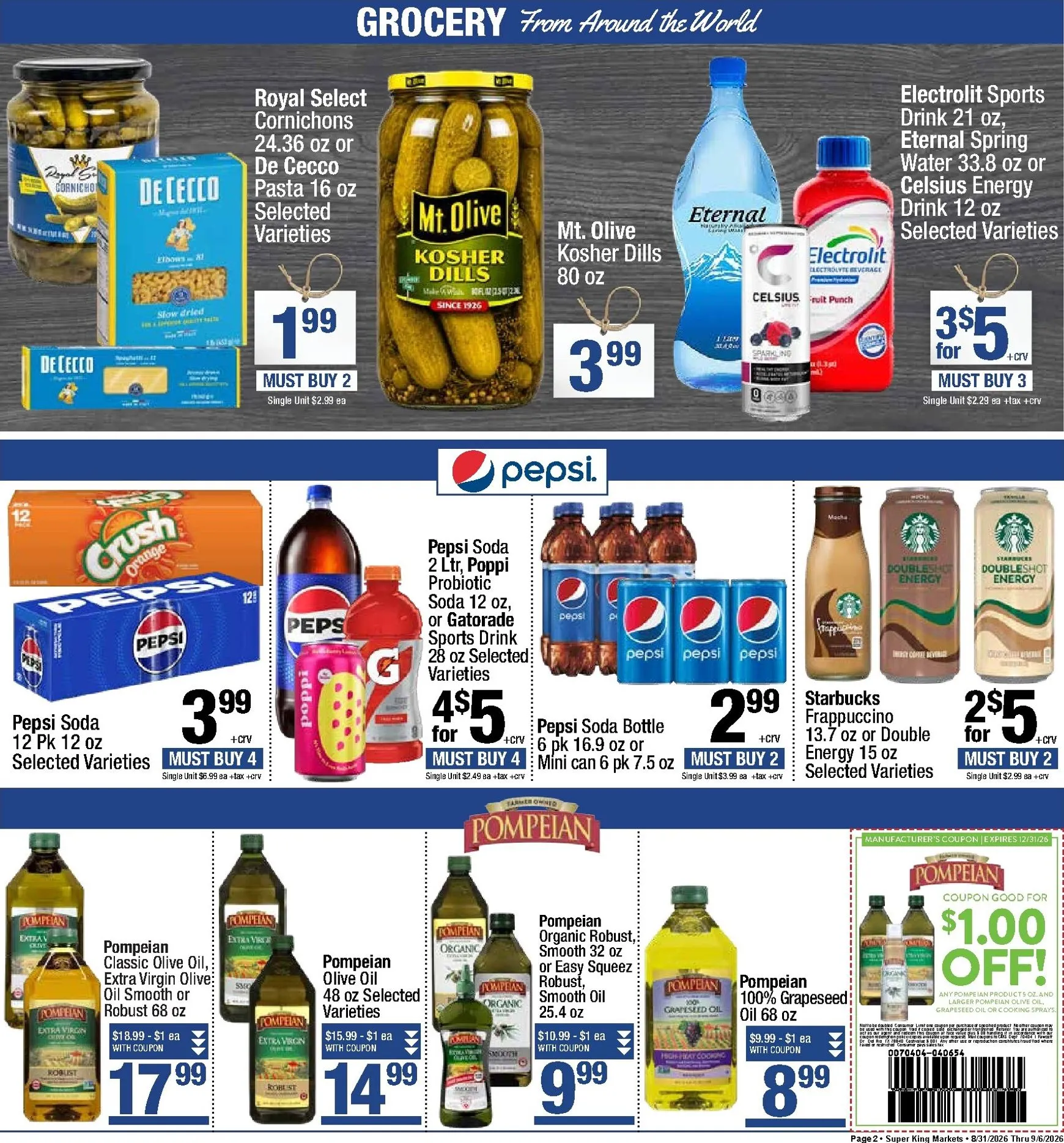 Weekly ad Current Super King leaflet valid from Monday 08/31/2026 to Sunday 09/06/2026 from August 31 to September 6 2026 - Page 2