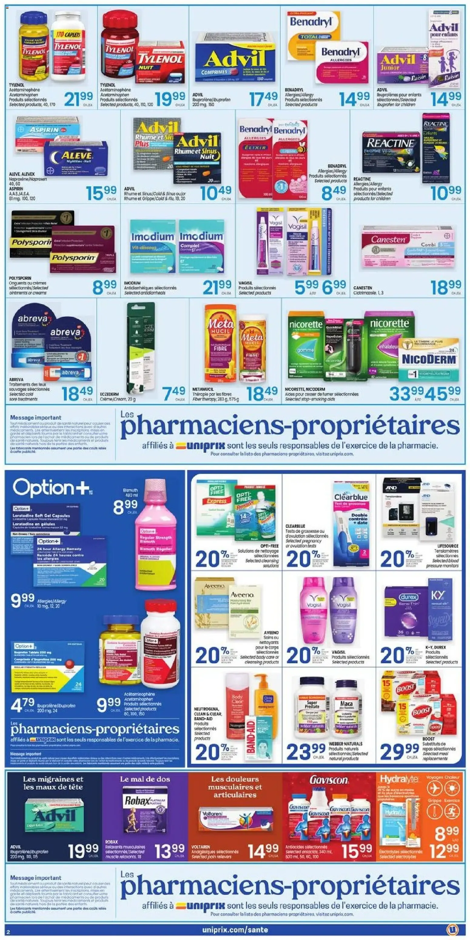 Uniprix weekly flyer / circulaire from Jun 18, 2026 > weekly specials & deals from June 18 to June 24 2026 - flyer page 3