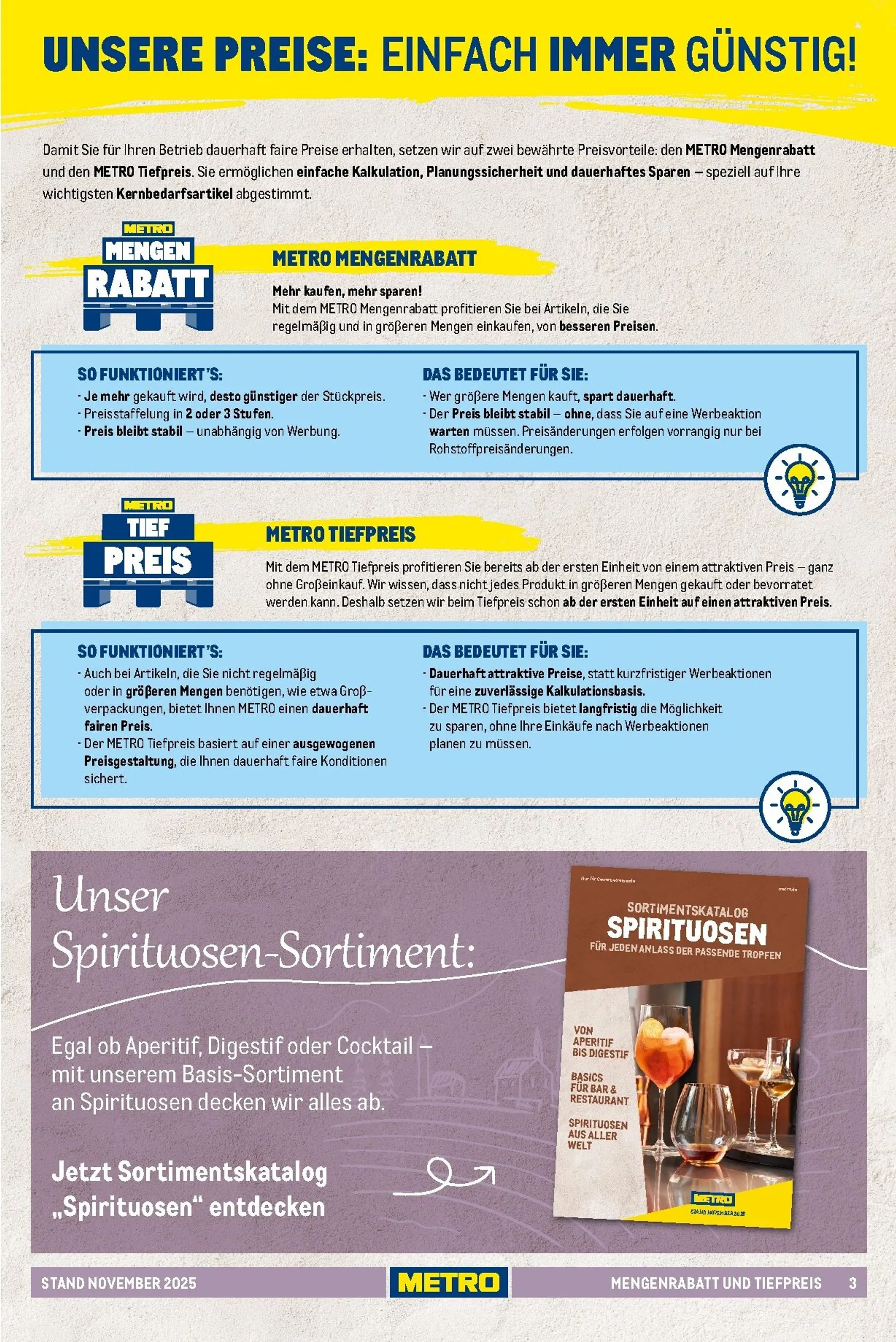 Sortimentskatalog Wein und Sekt für die perfekte Weinkarte von 1. November bis 30. September 2026 - Prospekt seite 3