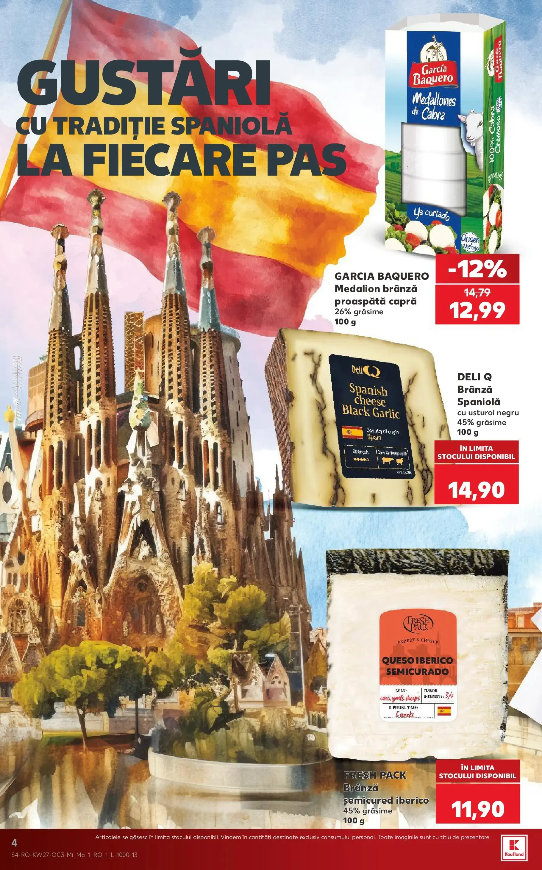 Catalog Kaufland: DESCOPERĂ SAVOAREA SPANIEI! de la 1 iulie până la 7 iulie 2026 - Revista Pagina 4