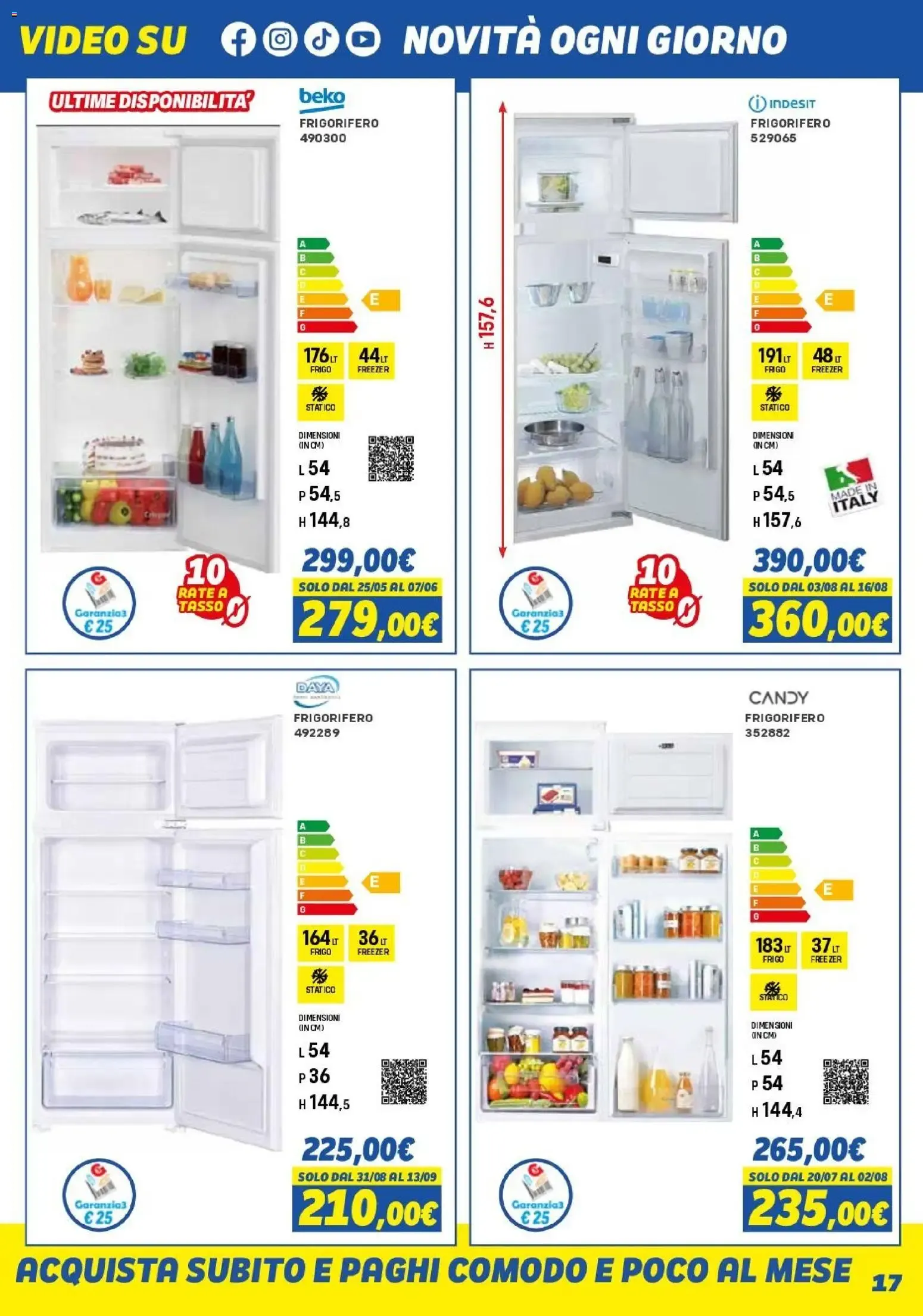 Nuovo Orizzonte volantino Elettro 2026 dal 08/05/2026 > offerte anteprima 🛍️ da 8 maggio a 31 ottobre di 2026 - Pagina del volantino 17