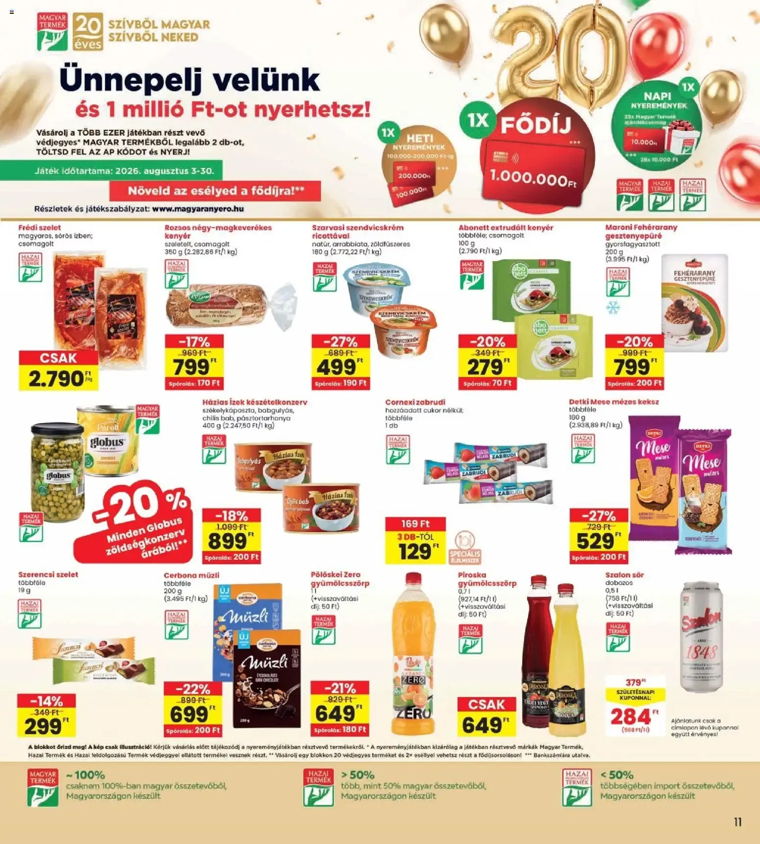 Katalógus Interspar akciós újság - 2026.08.13. -tól/töl > akció, lapozható szórólap 🛍️ augusztus 13.-tól augusztus 19.-ig 2026. - Oldal 11