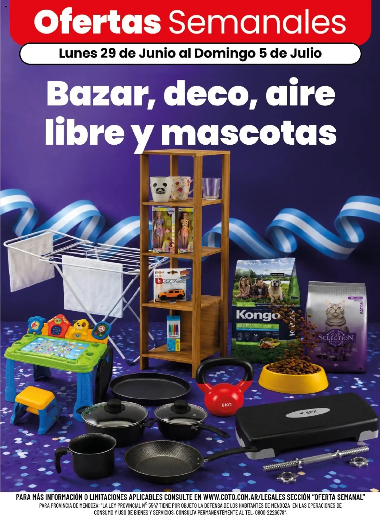 Ofertas de Ofertas Semanales: Bazar, deco, aire libre y mascotas 29 de junio al 5 de julio 2026 - Página 1 del catálogo