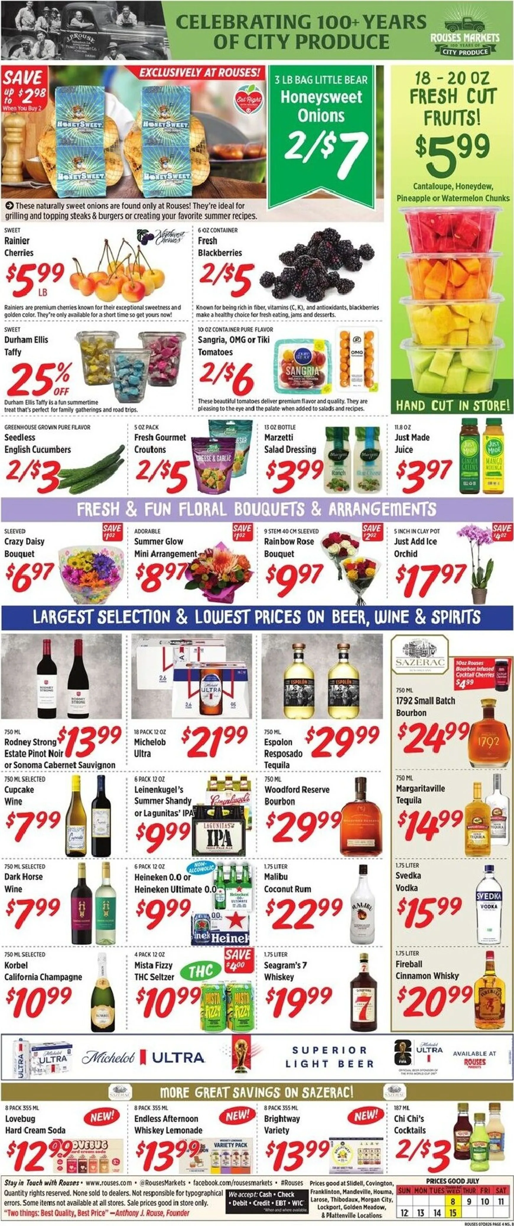 Weekly ad Current Rouses Markets leaflet valid from Wednesday 07/08/2026 to Wednesday 07/15/2026 from July 8 to July 15 2026 - Page 6