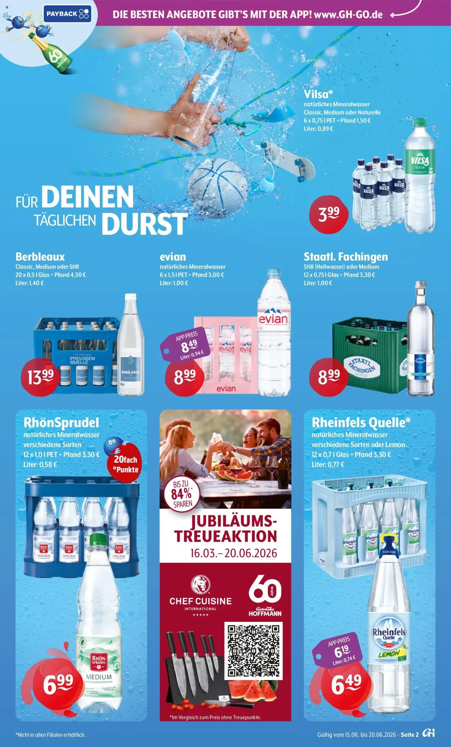 Getränke Hoffmann Prospekt (ab 15.06.2026) zum Blättern von 15. Juni bis 20. Juni 2026 - Prospekt seite 2