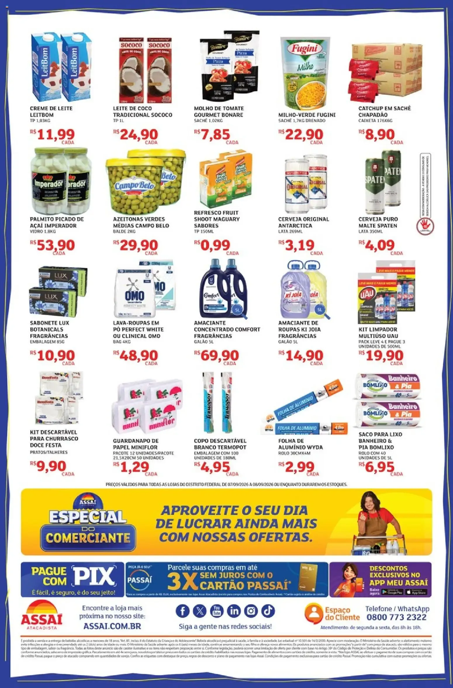 Encarte de Assaí Atacadista ofertas - DF de 07/09/2026 | Promoções Online 7 de setembro até 8 de setembro 2026 - Pagina 2