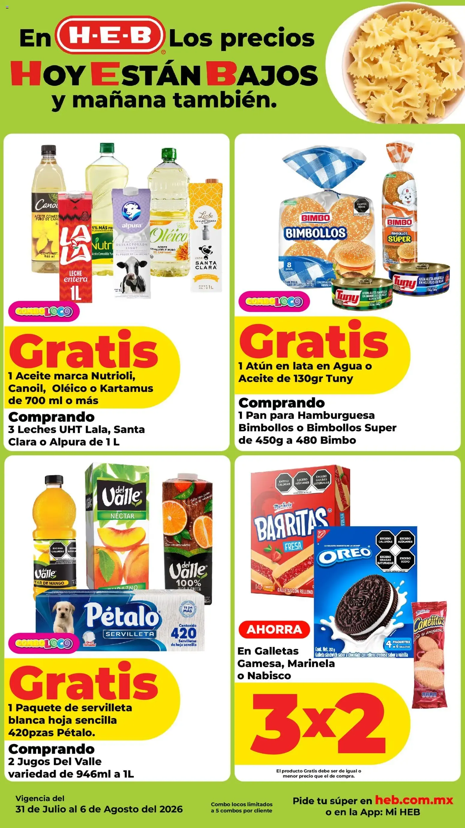 Catálogo de H-E-B: Los precios hoy están bajos y mañana también. 31 de julio al 3 de agosto 2026 - Pagina 2