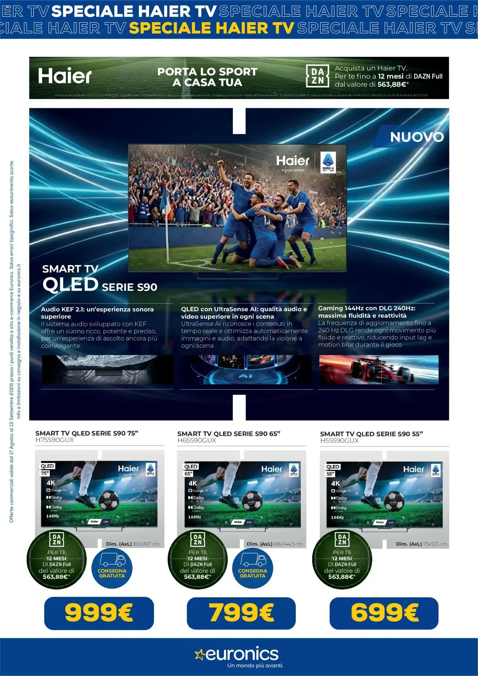 Nuovo Euronics volantino Haier TV dal 17/08/2026 > offerte anteprima 🛍️ da 17 agosto a 13 settembre di 2026 - Pagina del volantino 6