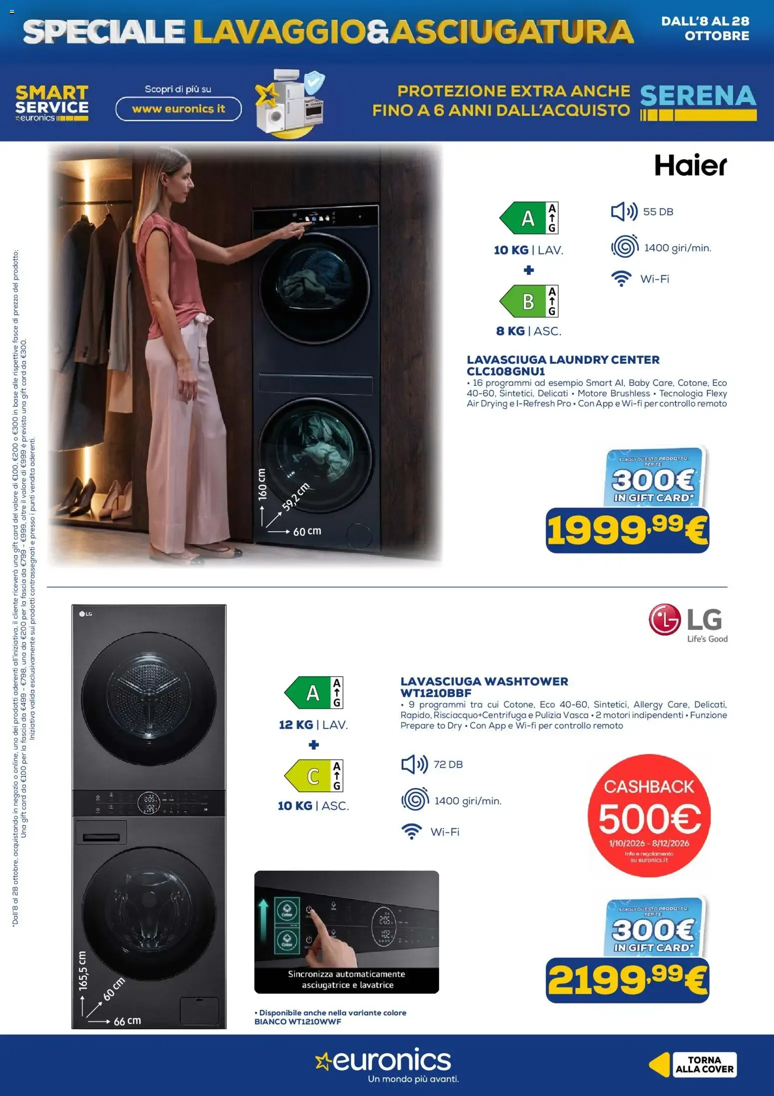 Euronics: Speciale Lavaggio & Asciugatura da 8 ottobre a 28 ottobre di 2026 - Pagina del volantino 3