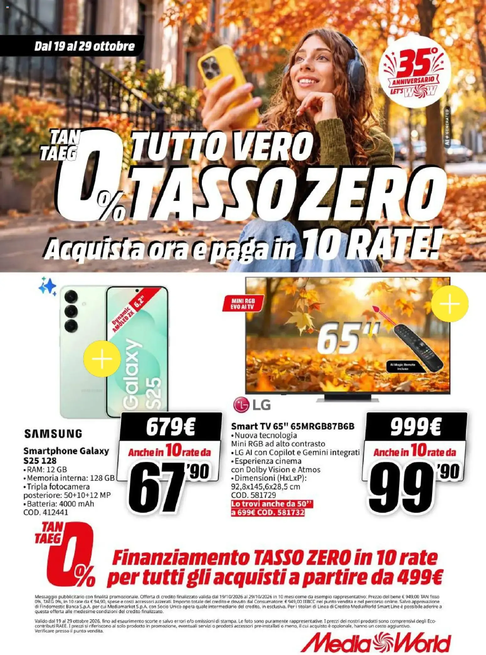 Nuovo Media World volantino dal 19/10/2026 > offerte anteprima 🛍️ da 19 ottobre a 29 ottobre di 2026 - Pagina del volantino 1