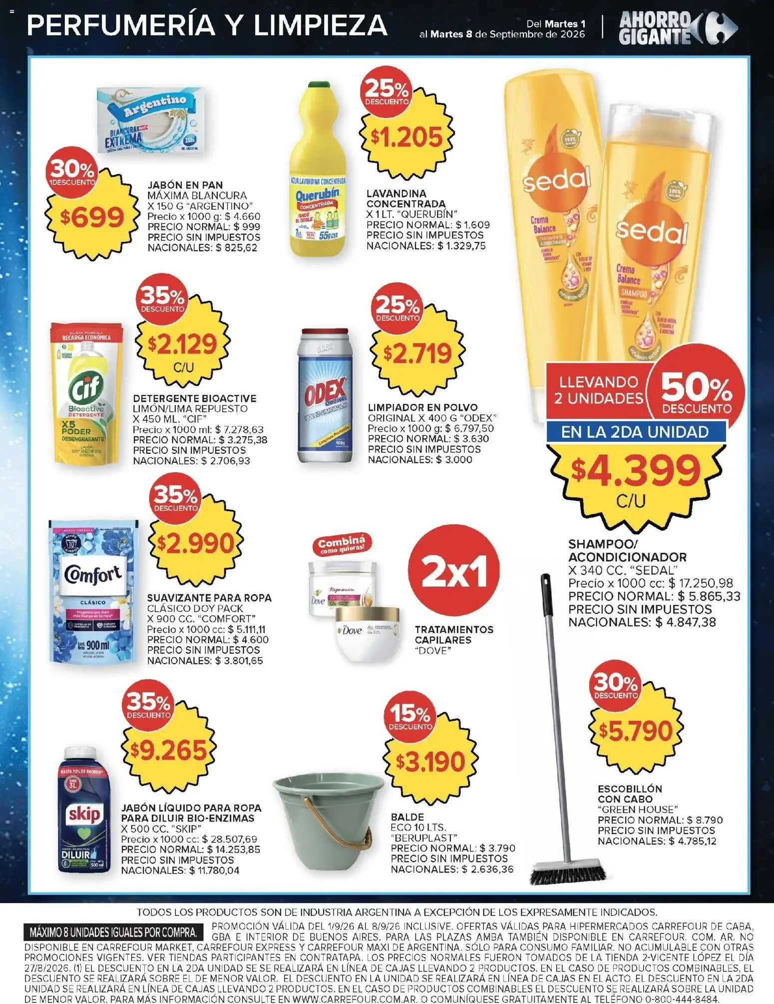 Ofertas de AHORRO GIGANTE 1 de septiembre al 8 de septiembre 2026 - Página 15 del catálogo