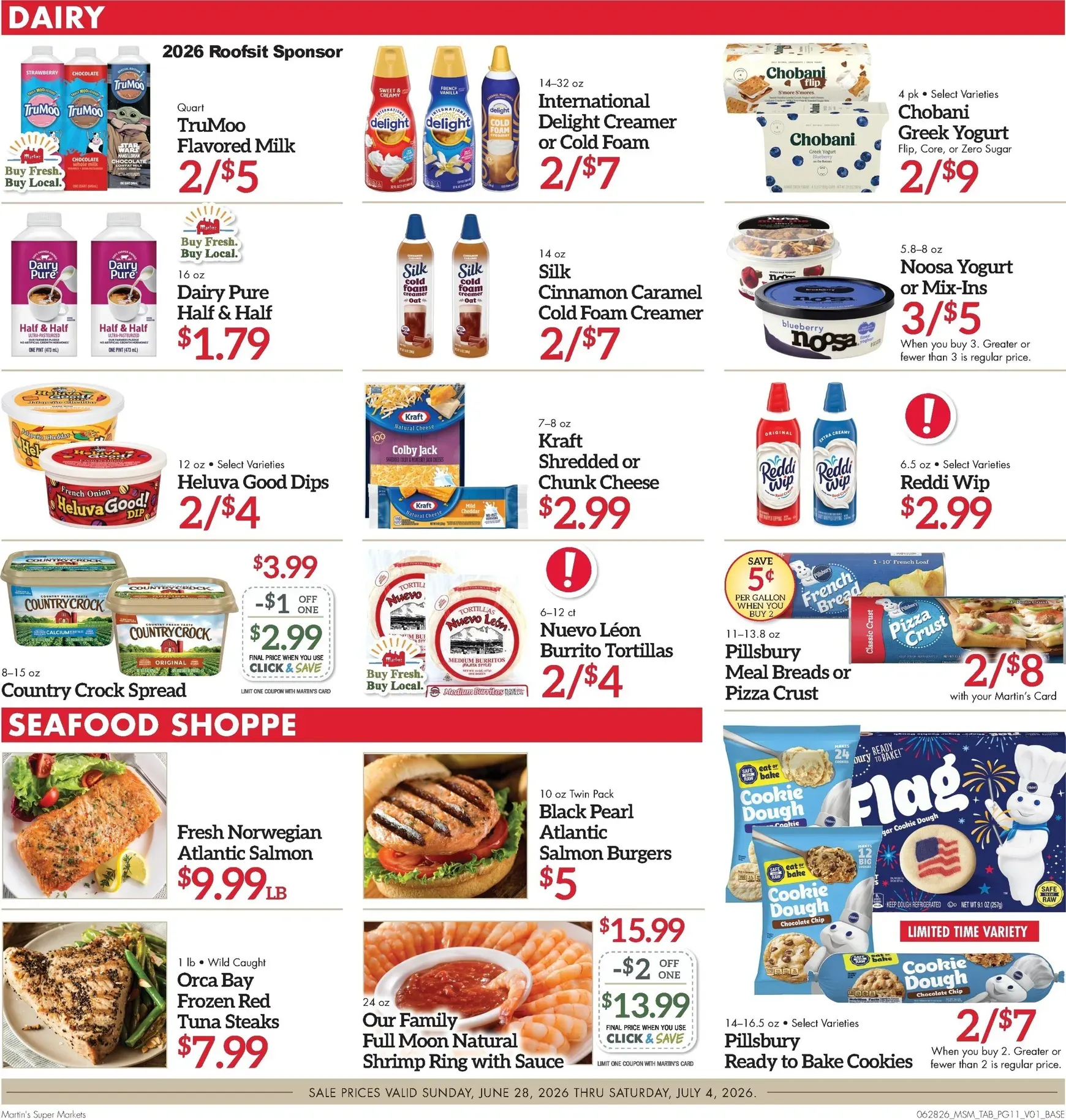 Weekly ad Current Martin's Super Markets leaflet valid from Sunday 06/28/2026 to Saturday 07/04/2026 from June 28 to July 4 2026 - Page 11