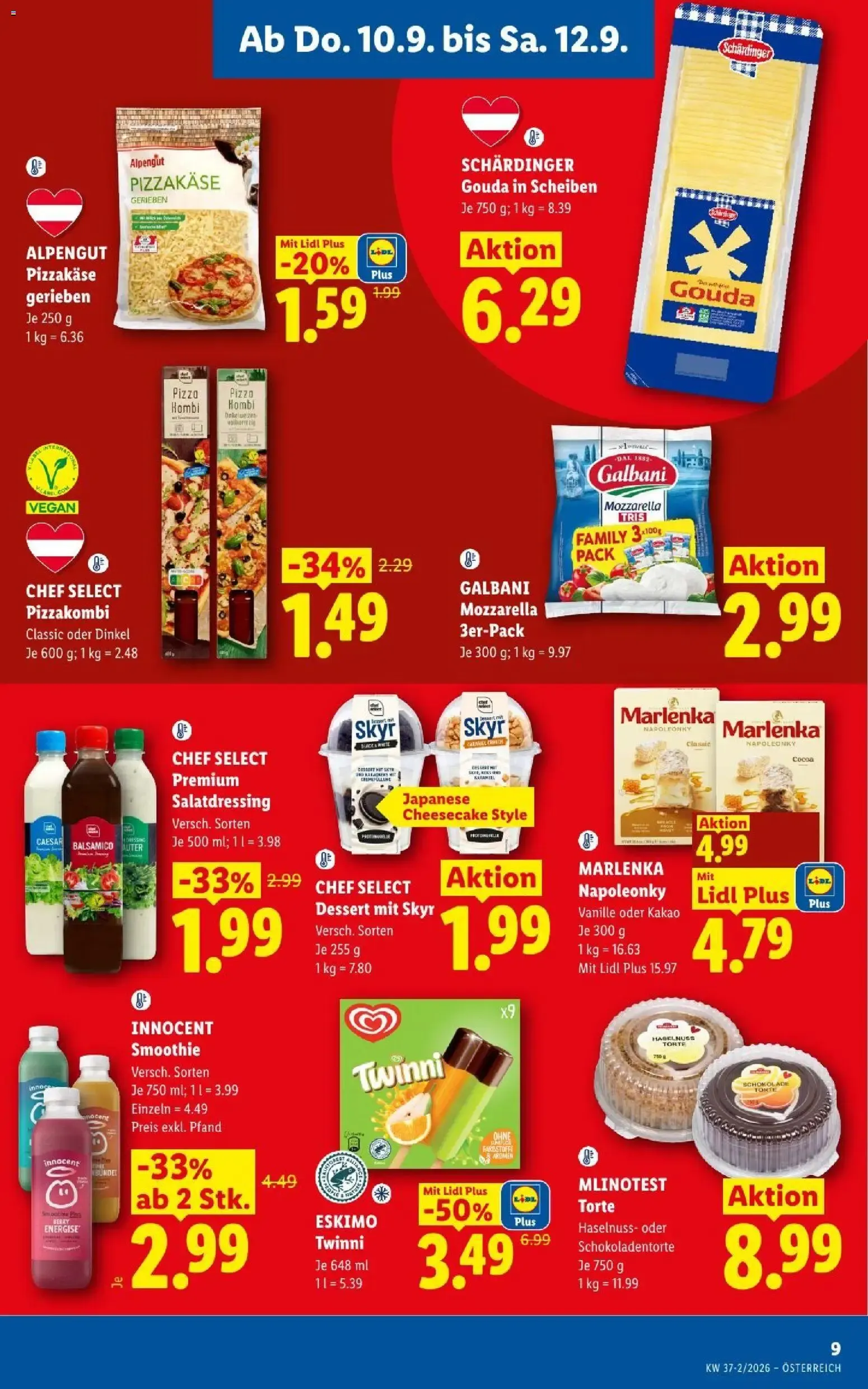 Lidl - Flugblatt ab 10.09.2026 - Angebote ab donnerstag von 10. September bis 12. September 2026 - Flugblätt seite  11