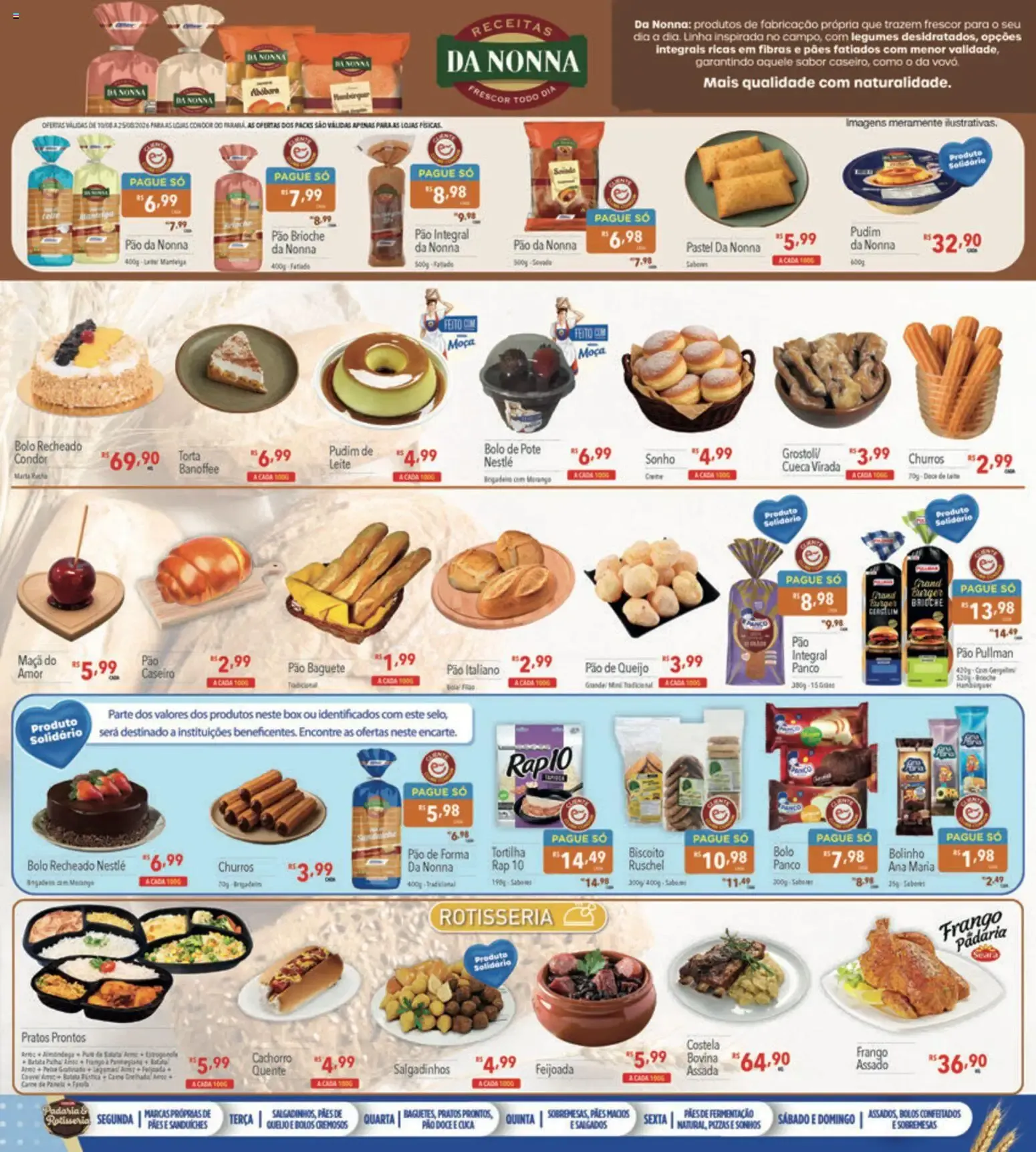 Encarte de Supermercados Condor ofertas Campanha Solidária de 10/08/2026 10 de agosto até 25 de agosto 2026 - Pagina 7