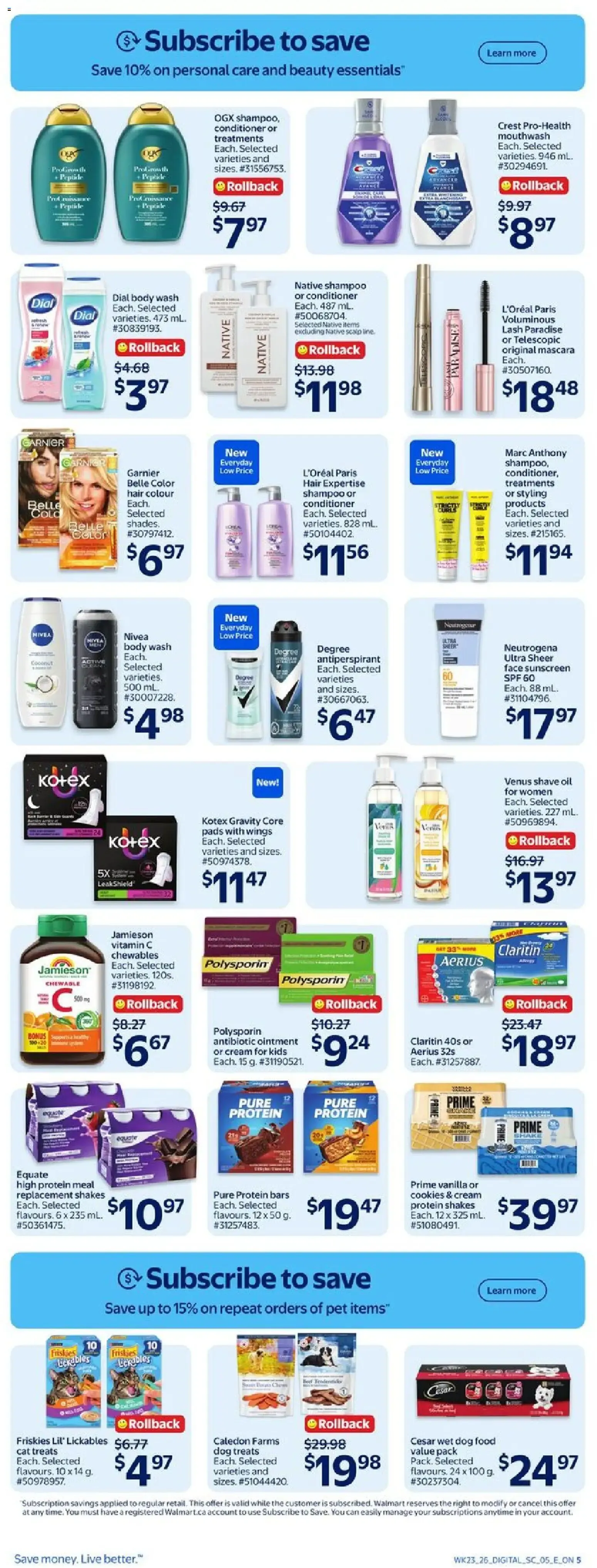 Walmart weekly flyer from Jul 2, 2026 > weekly specials & deals from July 2 to July 8 2026 - flyer page 8