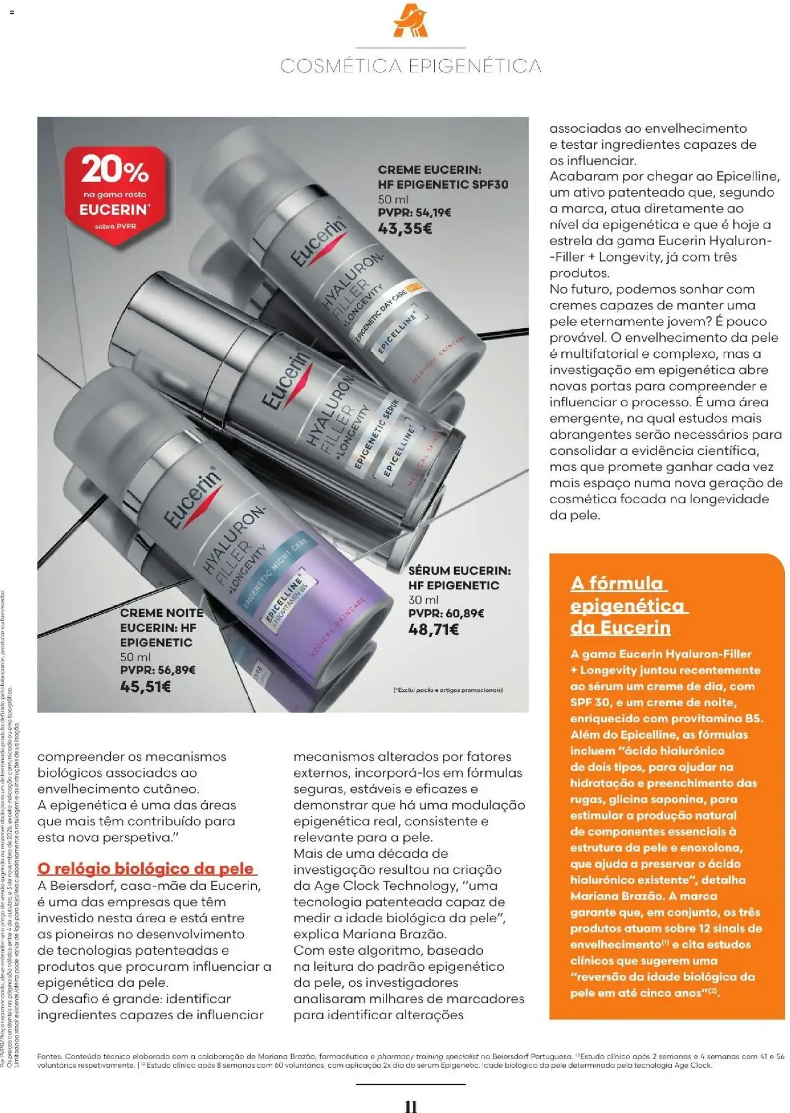 Folheto A Minha SAÚDE & BEM-ESTAR | Cuidados Especial Corpo de 4 de outubro até 3 de novembro 2026 - Pagina 11