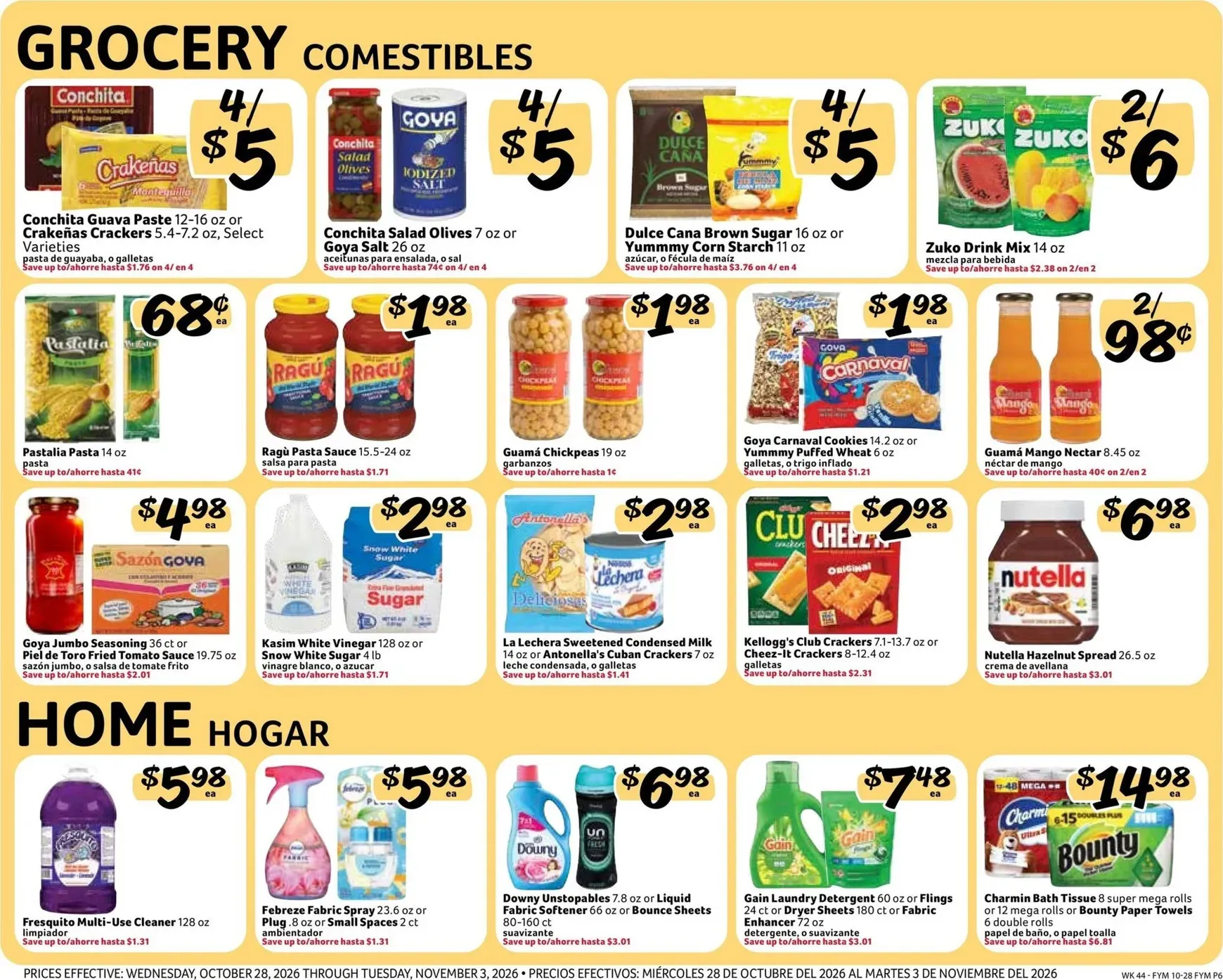 Weekly ad Fresco Supermarkets - Happy Halloween from October 28 to November 3 2026 - Page 6