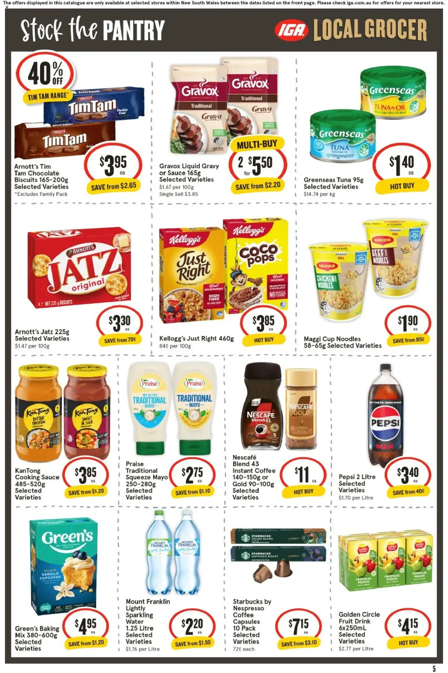 IGA Local Grocer - Big Family Big Prizes - Catalogue valid from 15 July to 21 July 2026 - page 5