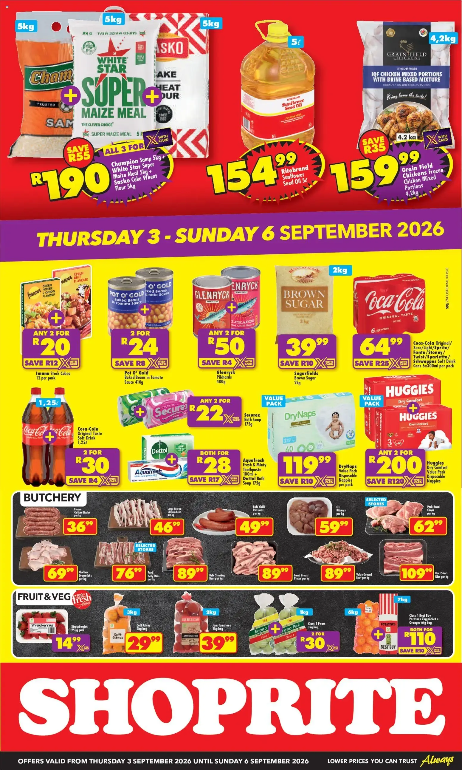 Shoprite - Low Price Bonanza (03/09/2026 - 06/09/2026) → Online Catalogue from 3 September to 6 September 2026 - Catalogue Page 2