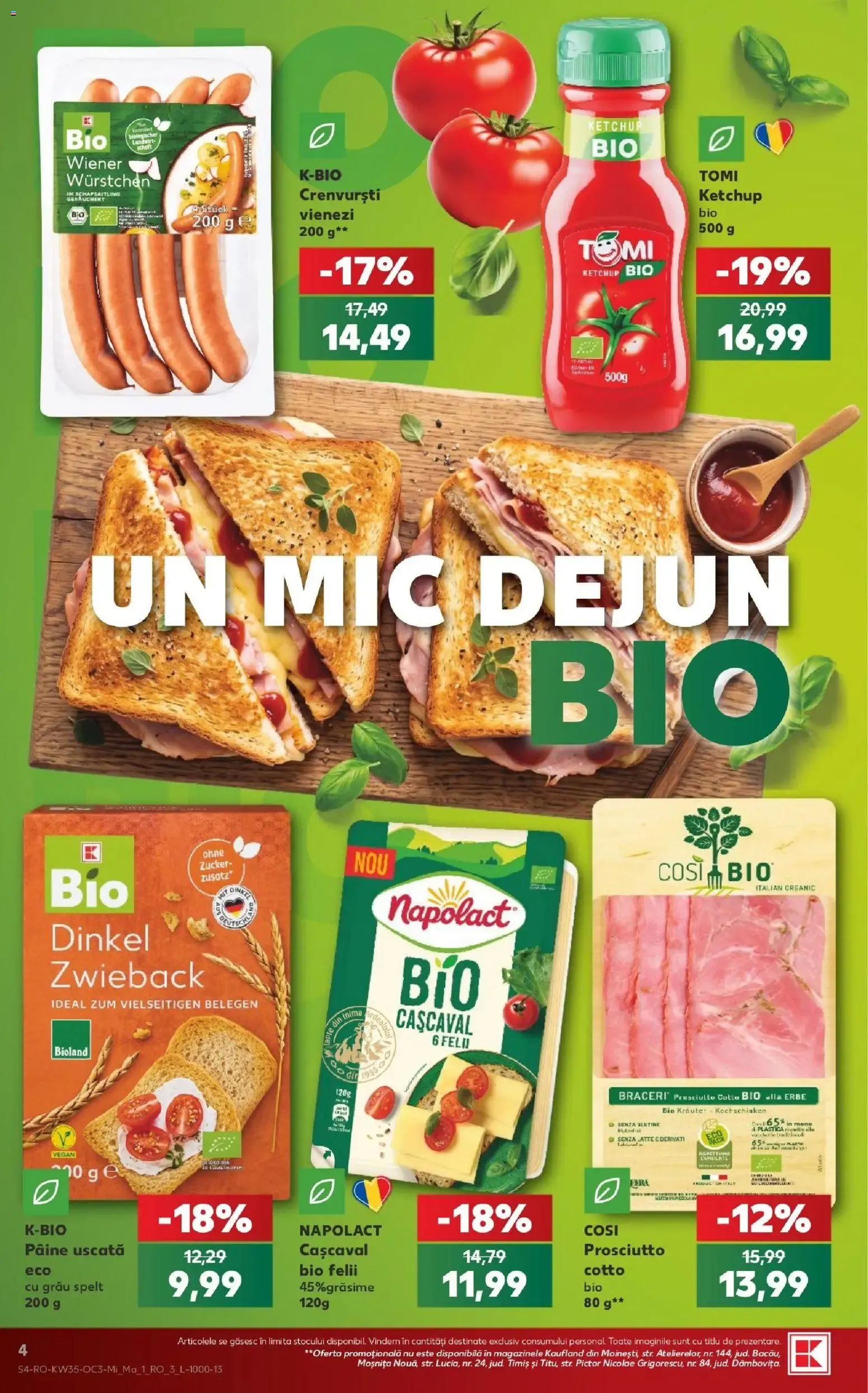 Catalog Kaufland Produse BIO de la 26 august până la 1 septembrie 2026 - Revista Pagina 4