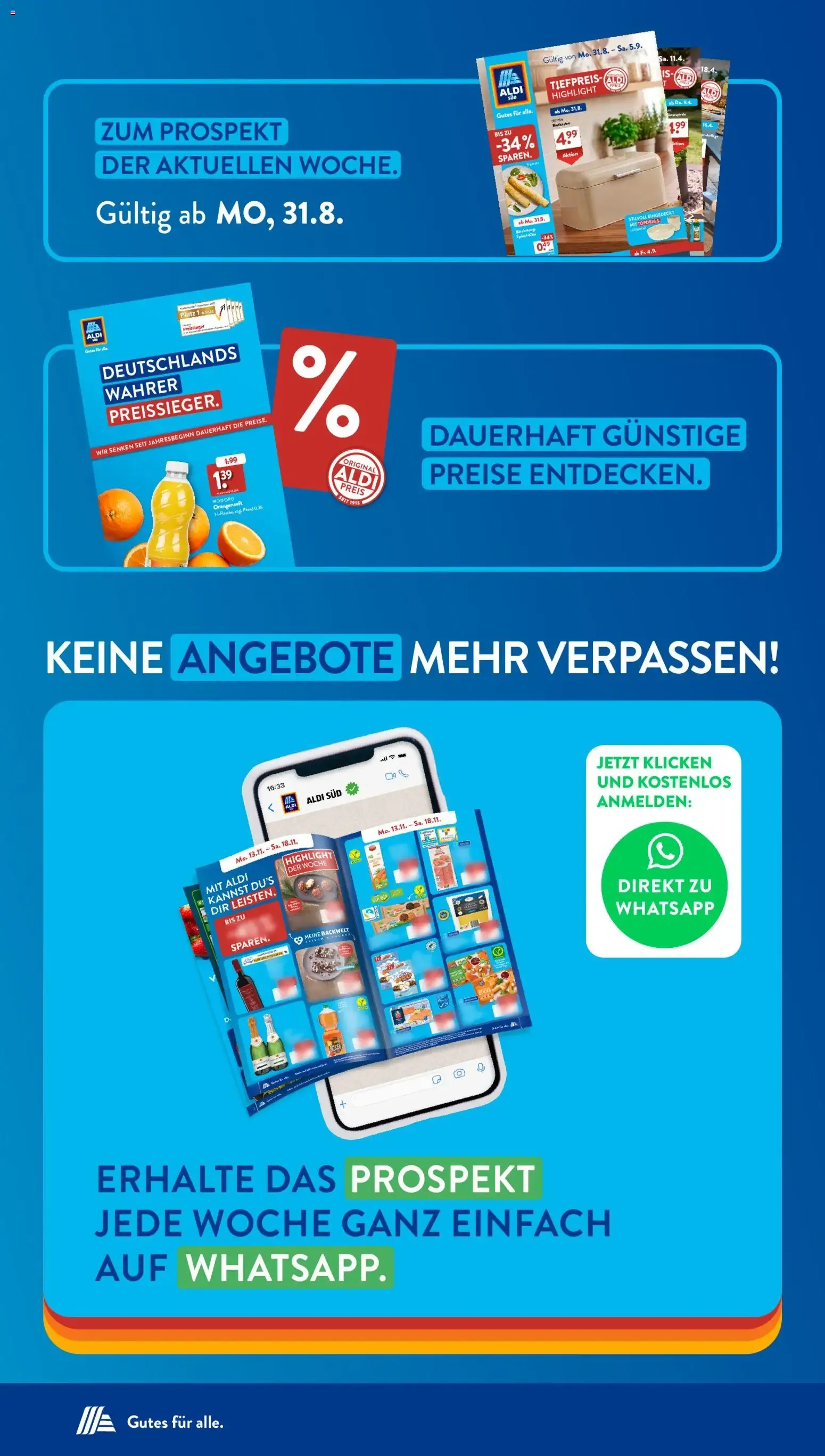 Aldi Süd Tiefpreis-Highlight von 14. September bis 19. September 2026 - Prospekt seite 23