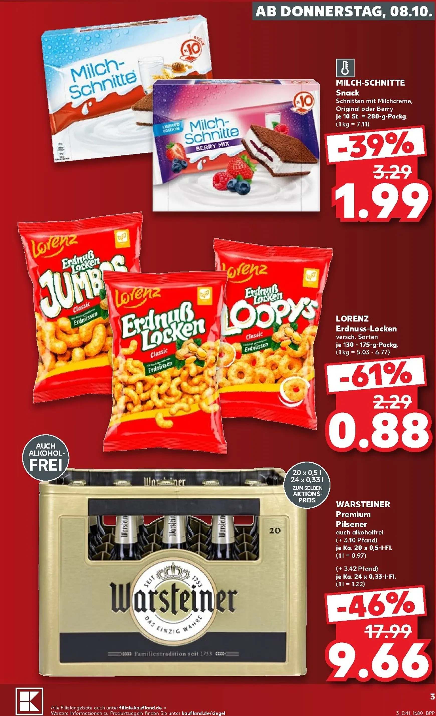 Neuer Kaufland Prospekt – von Donnerstag 08.10.2026 bis Mittwoch 14.10.2026 von 8. Oktober bis 14. Oktober 2026 - Prospekt seite 3