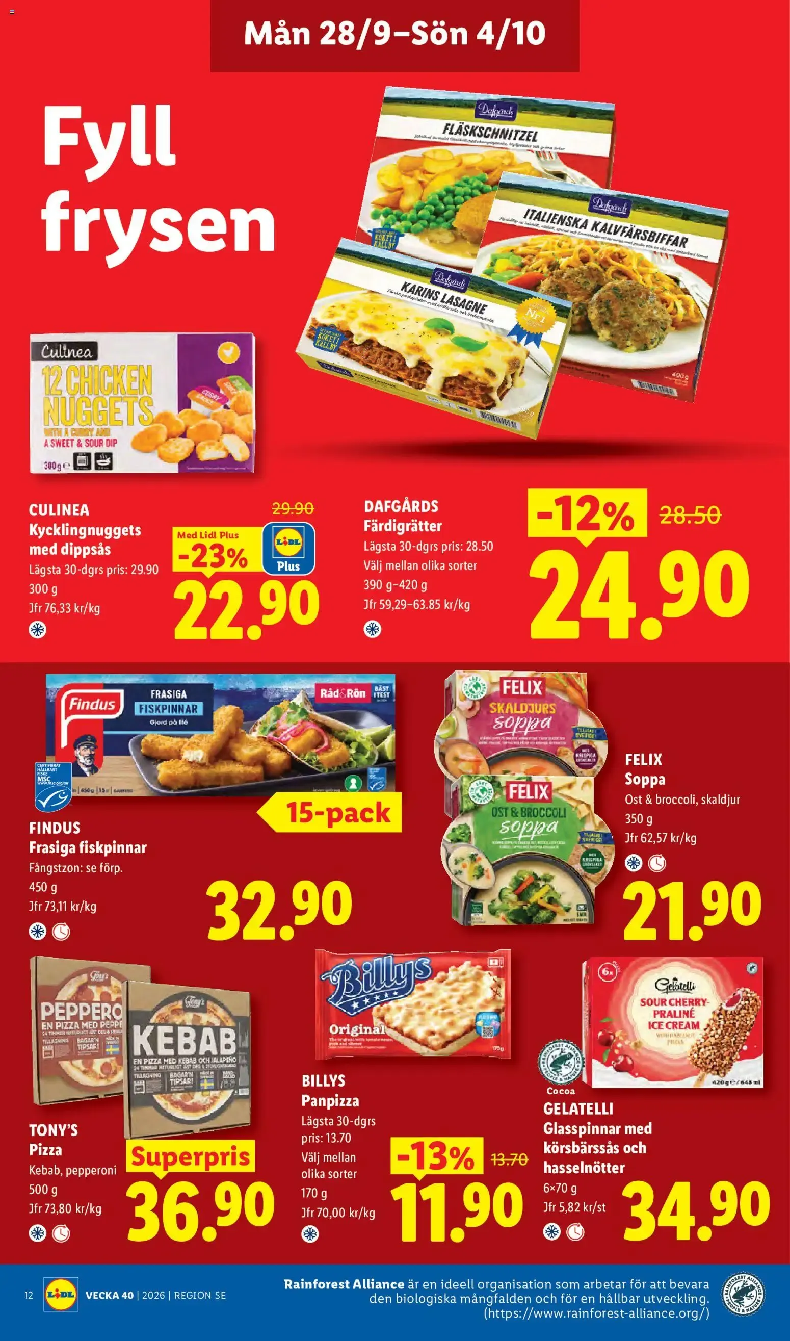 Lidl erbjudanden från 28/09/2026 - 04/10/2026 > Reklamblad nuvarande rabatter från 28 september till 4 oktober 2026 - Reklamblad sidor 13