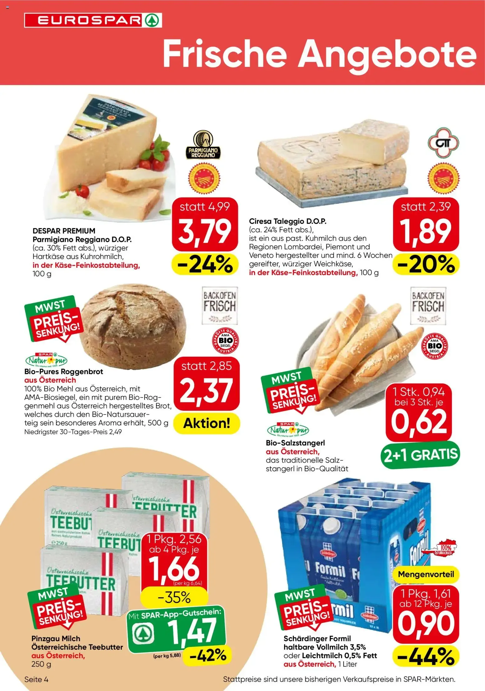 Eurospar Flugblatt von 01.07.2026 - Aktuelle Angebote von 1. Juli bis 15. Juli 2026 - Flugblätt seite  4