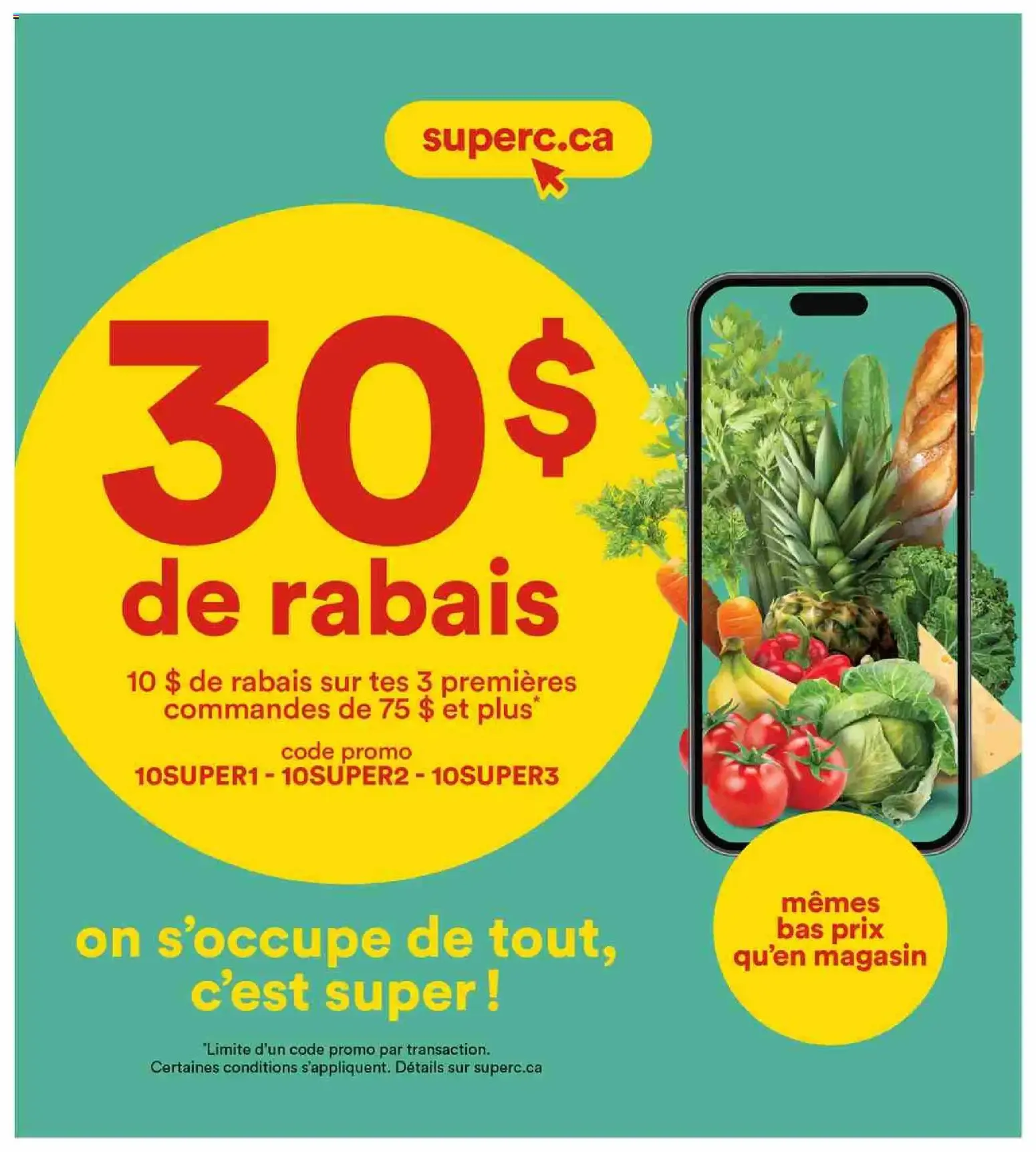 Super C weekly flyer / circulaire from Oct 1, 2026 > weekly specials & deals from October 1 to October 7 2026 - flyer page 17
